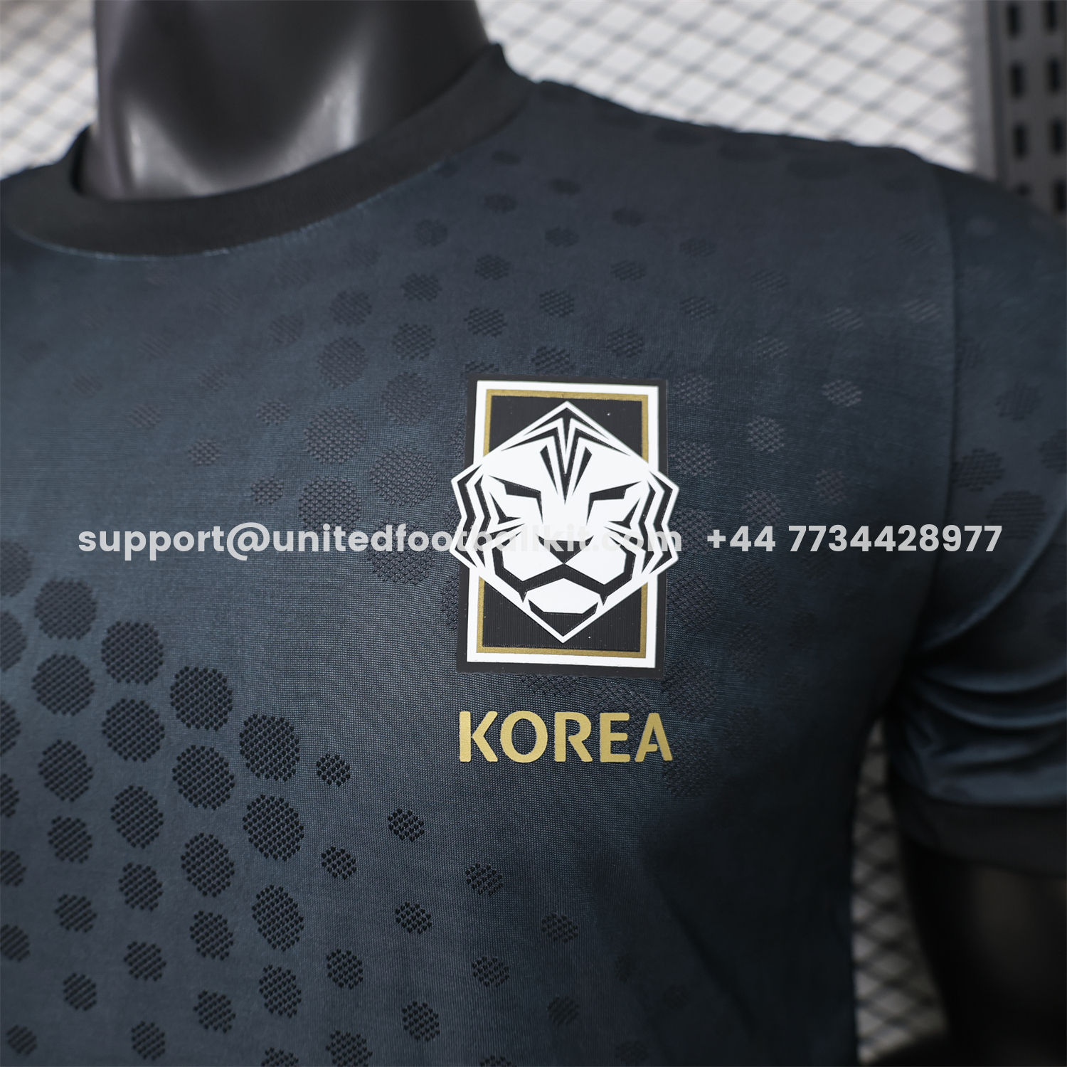 Unitedfootballkit.com | South Korea 26-27 Casual Style Black Jersey - Player Version -Customize Name, Number and Patch | Worldwide Shipping