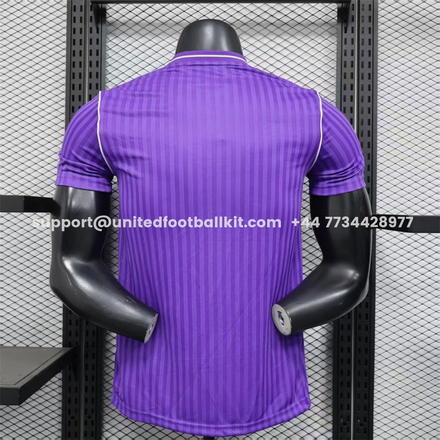 Unitedfootballkit.com | Real Madrid 25-26 Icon Range Trefoil Purple Travel Jersey - Player Version -Customize Name, Number and Patch | Worldwide Shipping