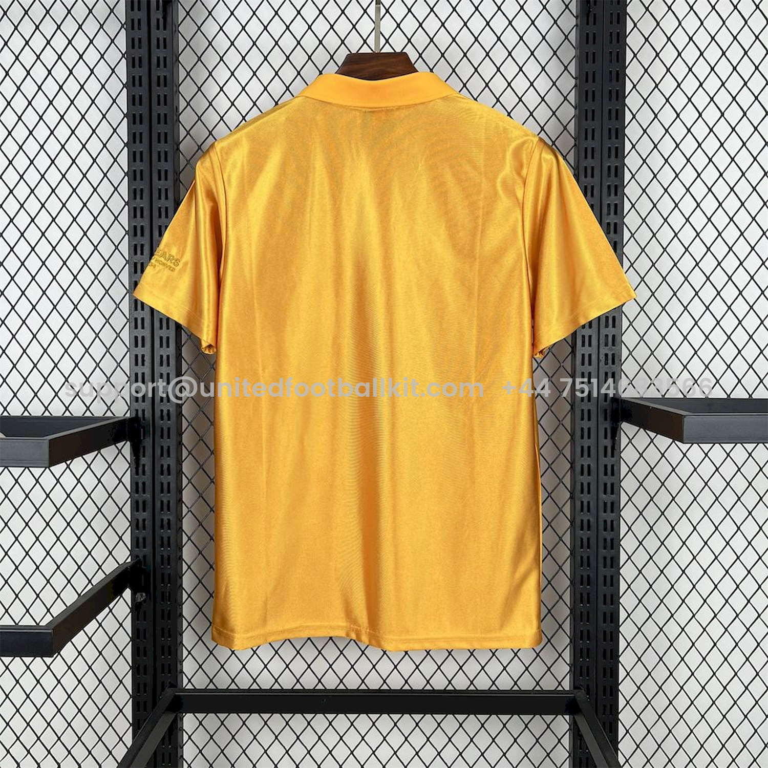 Unitedfootballkit.com | Wolverhampton Wanderers Wolves 24-25 70th Anniversary Jersey - Fans Version -Customize Name, Number and Patch | Worldwide Shipping