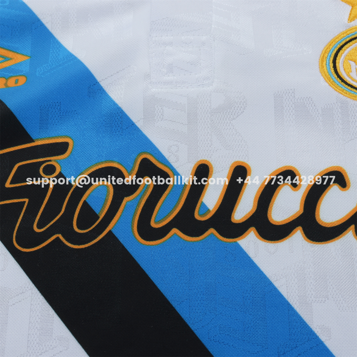 Unitedfootballkit.com | Retro Inter Milan 1994-95 Away Kids Kit -Customize Name, Number and Patch | Worldwide Shipping