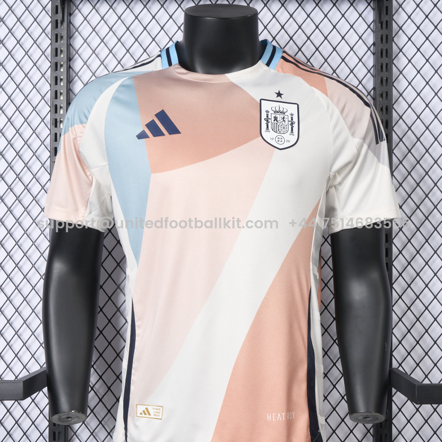 Unitedfootballkit.com | Spain 2025 Women's Team Away Jersey - Men's Player Version -Customize Name, Number and Patch | Worldwide Shipping