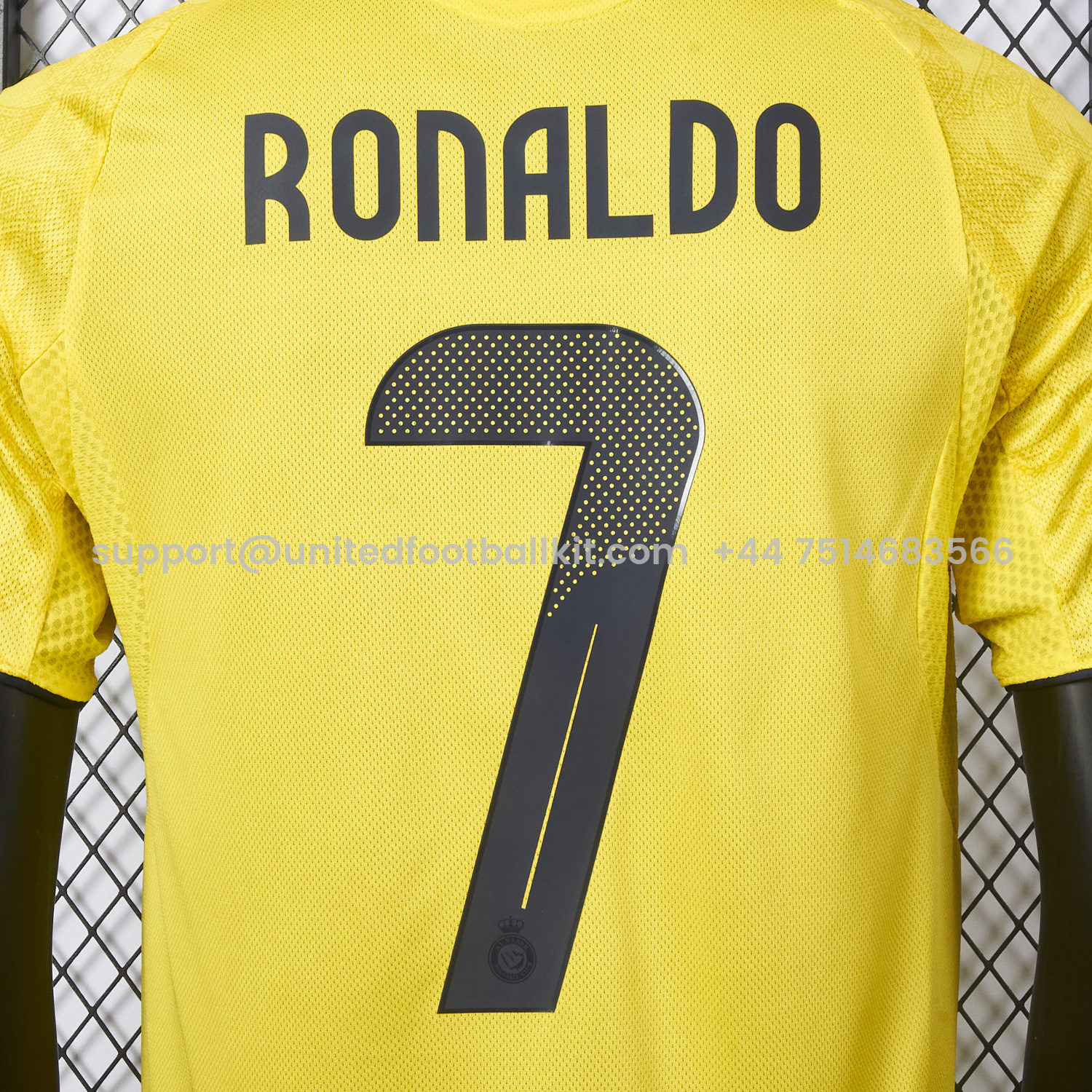 Unitedfootballkit.com | Al Nassr Riyadh Victory 25-26 Home Jersey - Player Version -Customize Name, Number and Patch | Worldwide Shipping