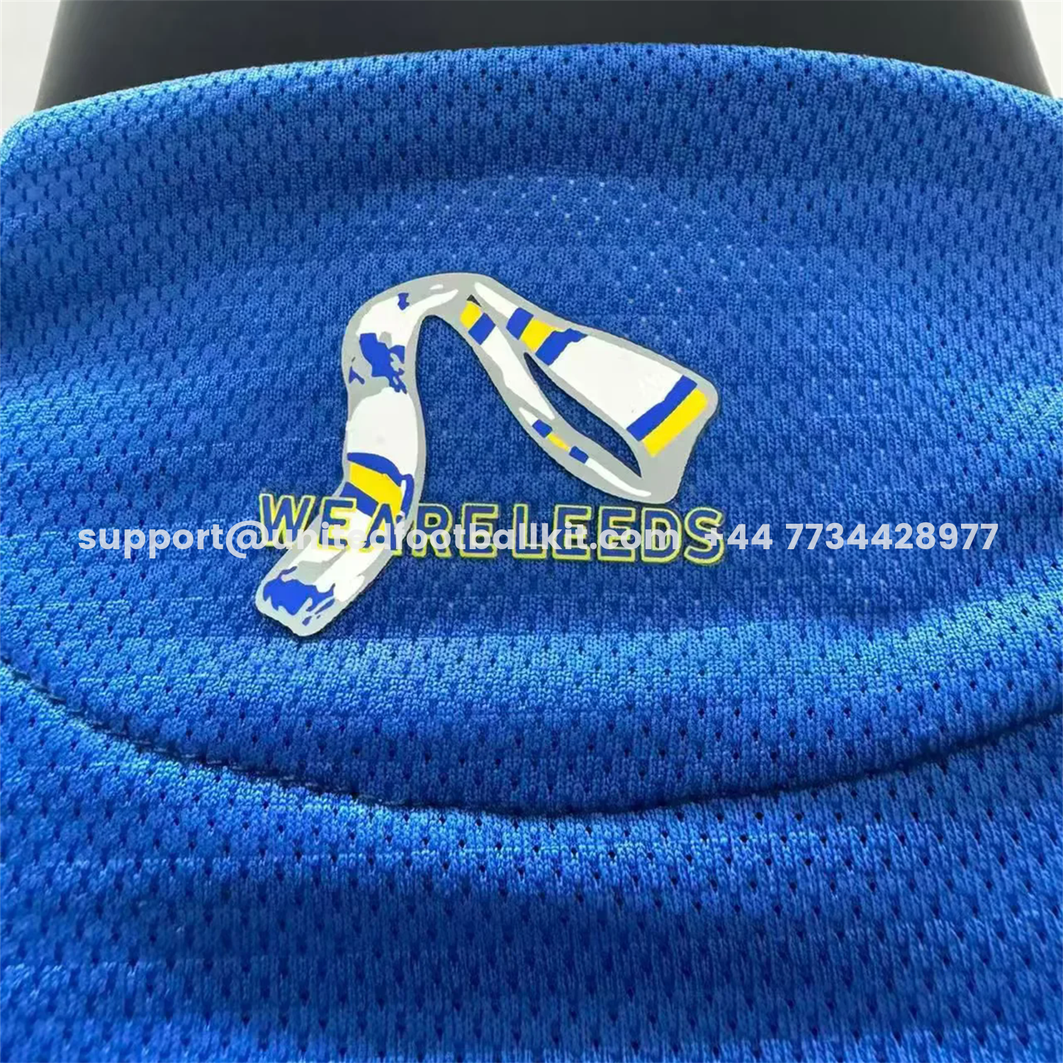 Unitedfootballkit.com | Leeds United 25-26 Away Blue Jersey - Player Version -Customize Name, Number and Patch | Worldwide Shipping