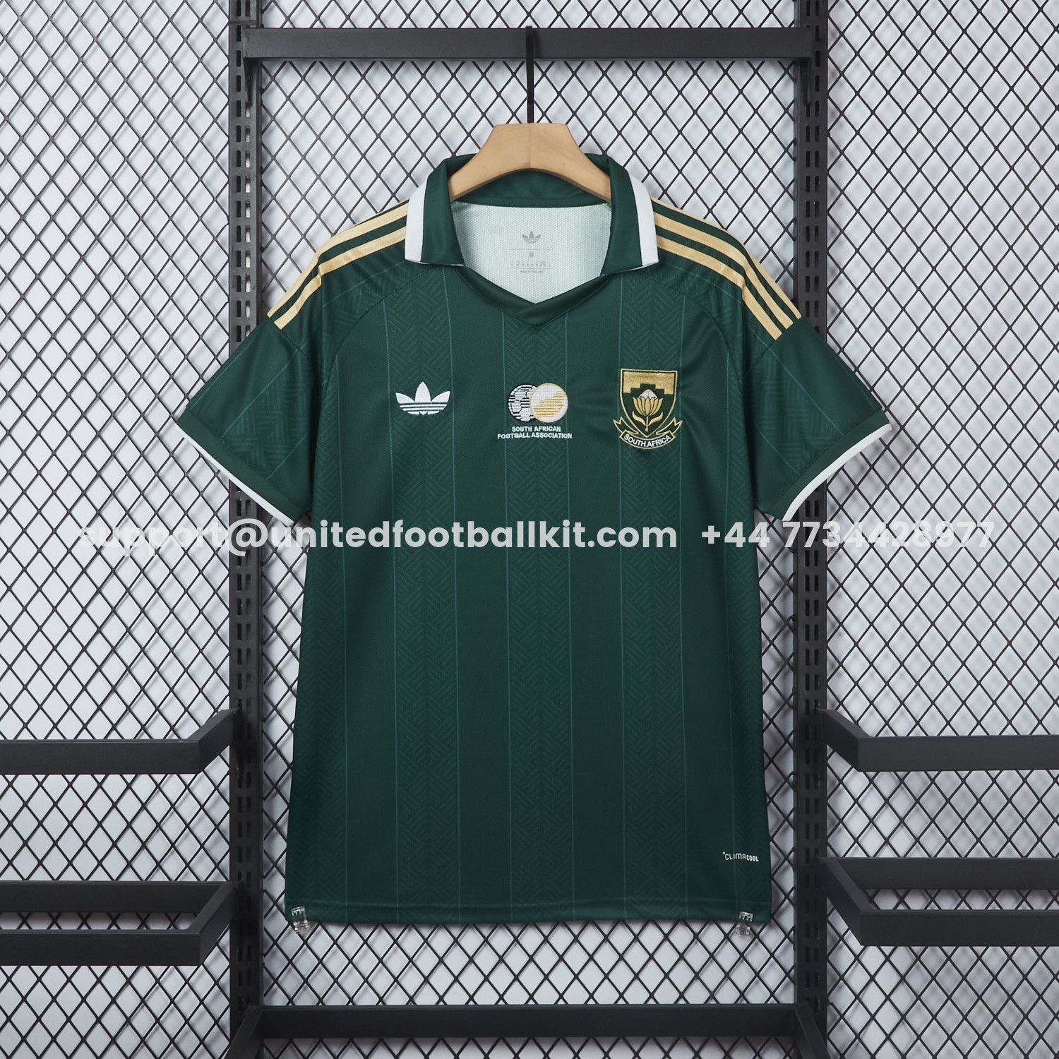 Unitedfootballkit.com | South Africa 2026 Away Jersey - Fans Version -Customize Name, Number and Patch | Worldwide Shipping