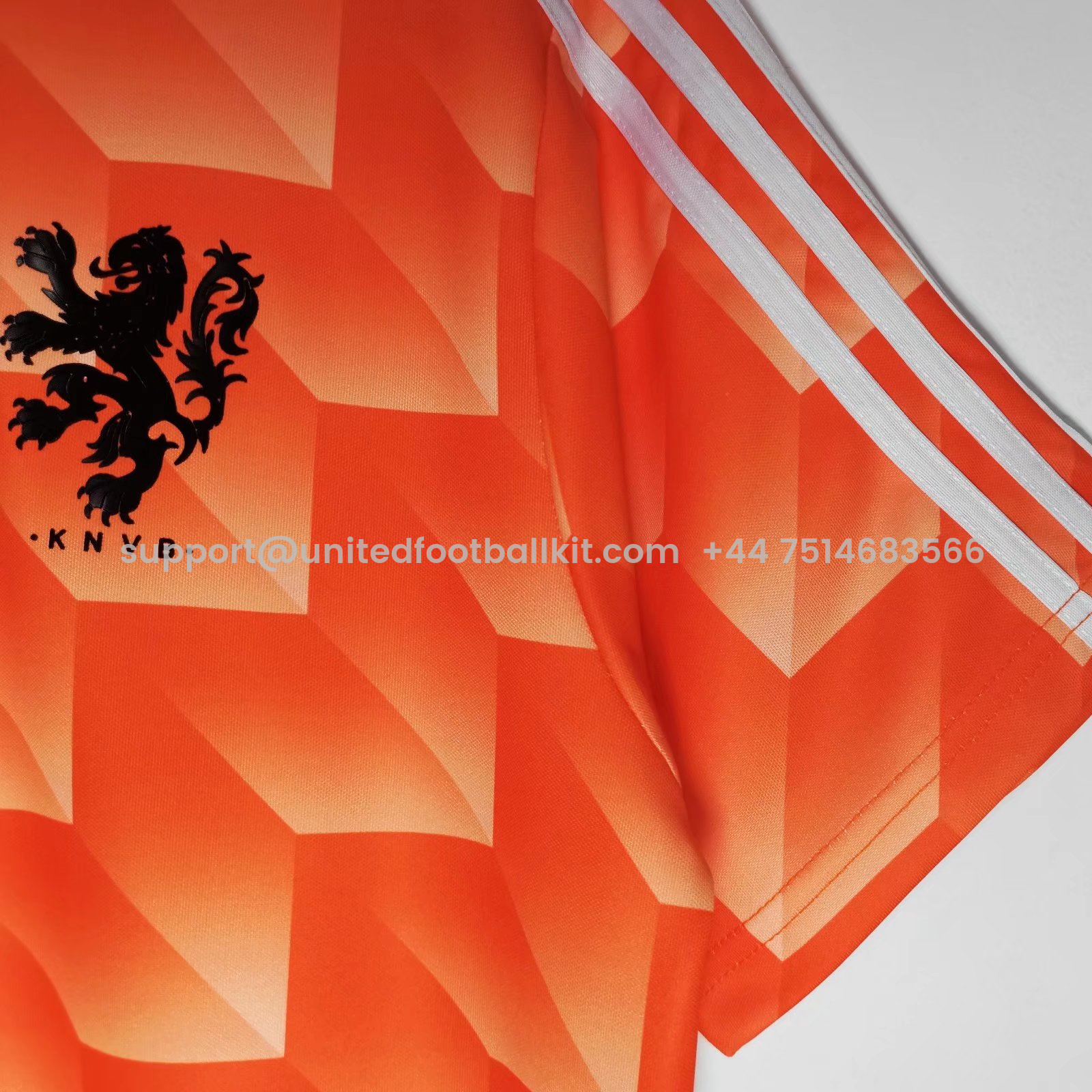 Unitedfootballkit.com | Retro Netherlands 1988 Orange Training Jersey -Customize Name, Number and Patch | Worldwide Shipping
