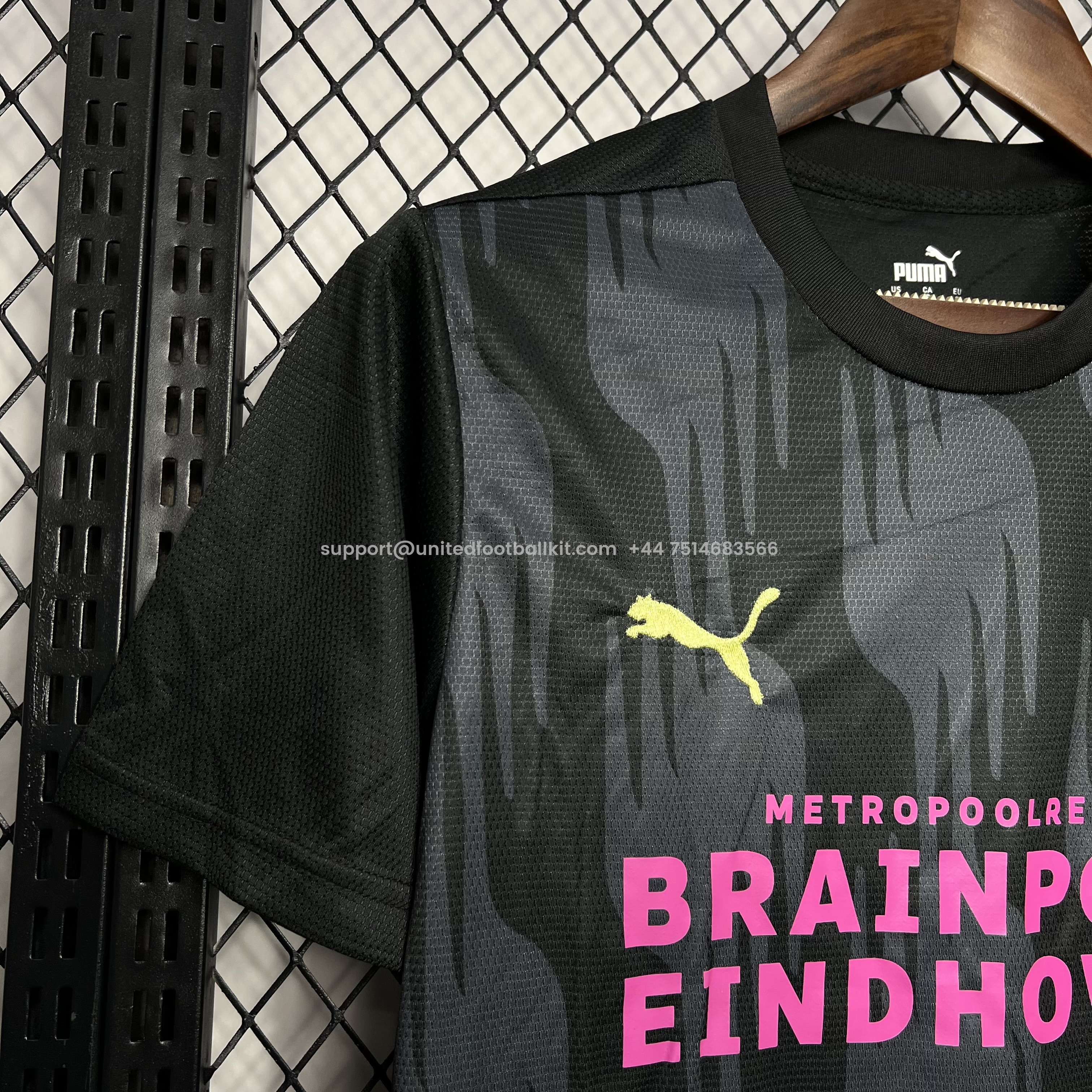 Unitedfootballkit.com | PSV Eindhoven 24-25 Pre-Match Away Jersey - Fans Version -Customize Name, Number and Patch | Worldwide Shipping