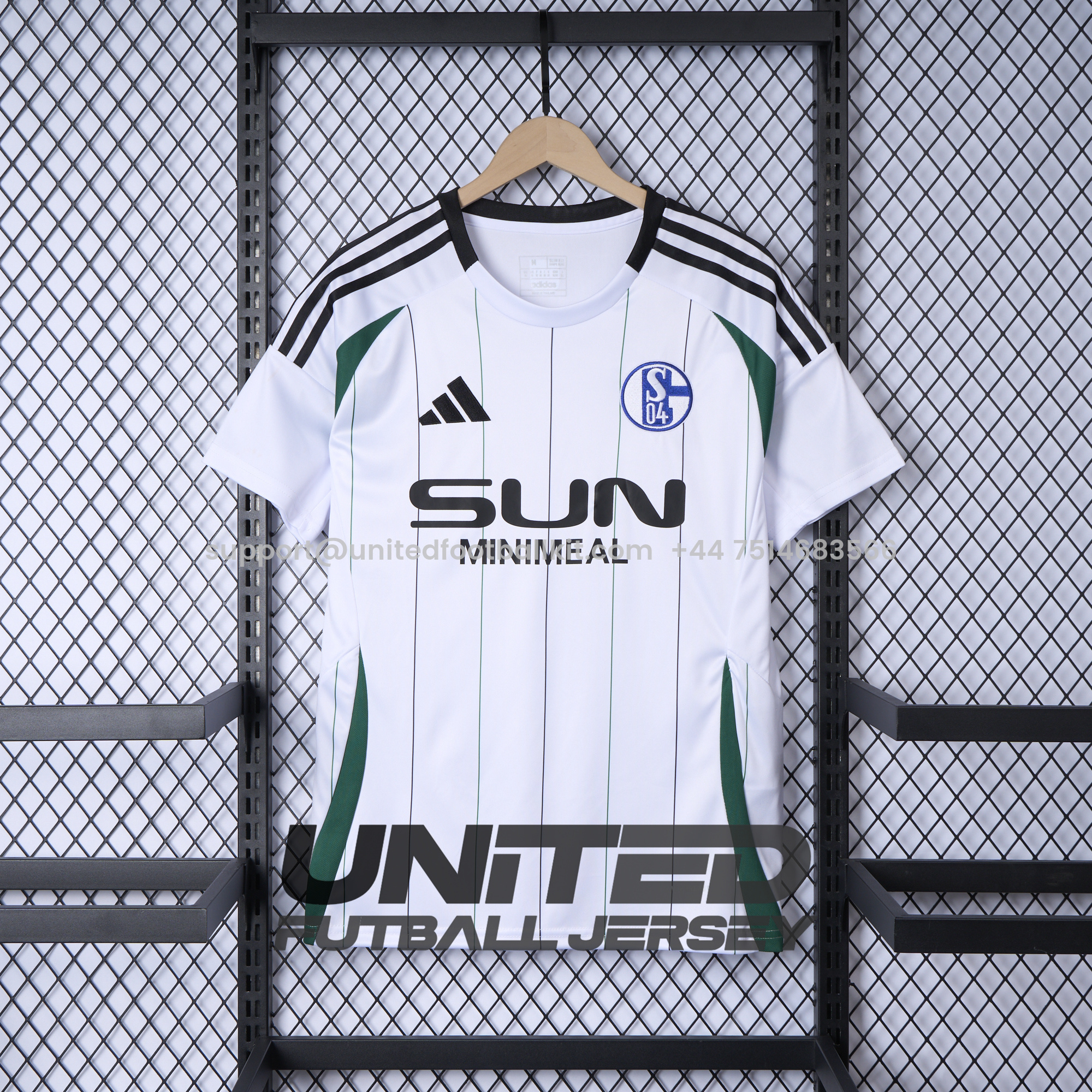 Unitedfootballkit.com | Schalke 04 24-25 Away Jersey - Fans Version -Customize Name, Number and Patch | Worldwide Shipping