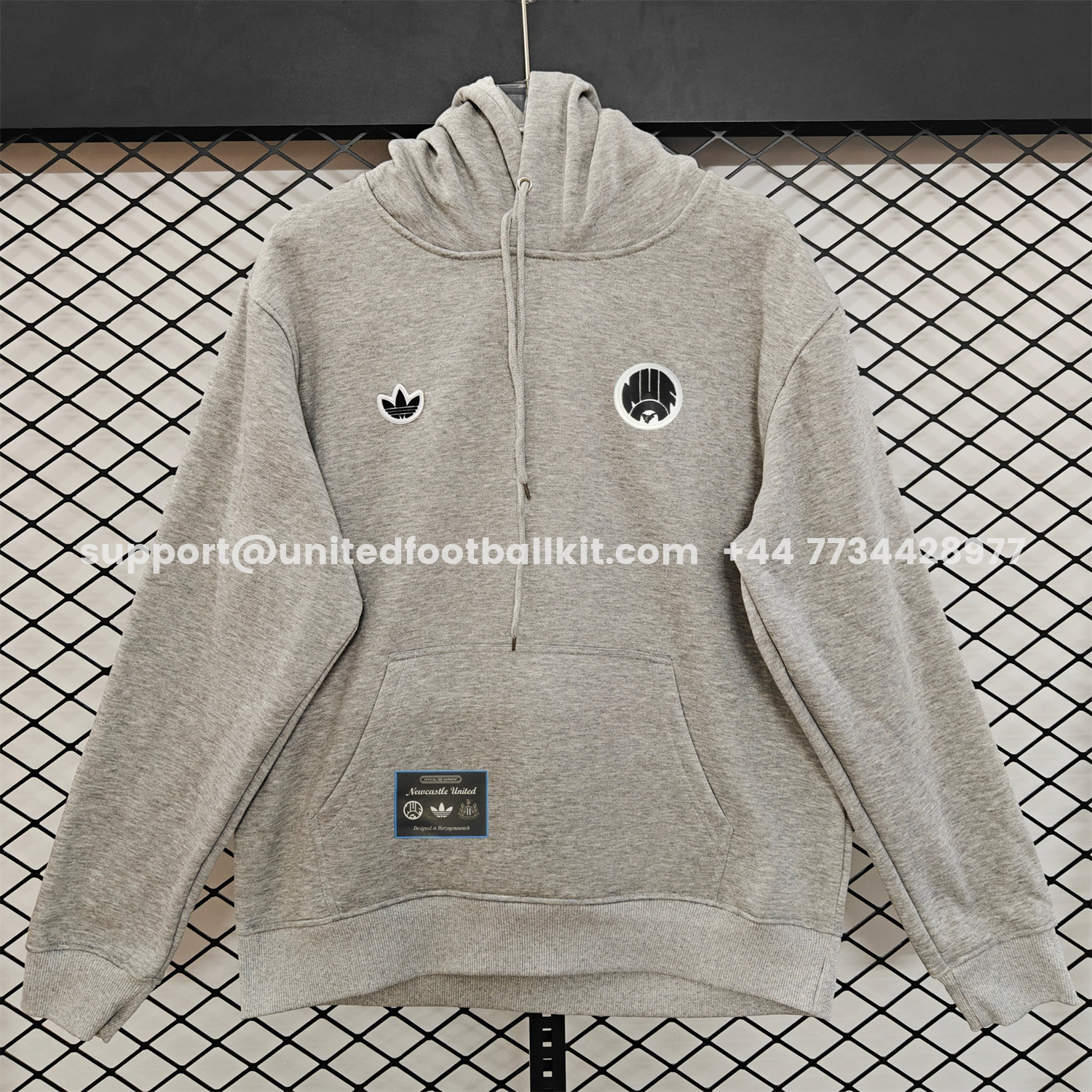 Unitedfootballkit.com | Newcastle United 25-26 Originals Terrace Icon Unisex Pullover Hoodie -Customize Name, Number and Patch | Worldwide Shipping