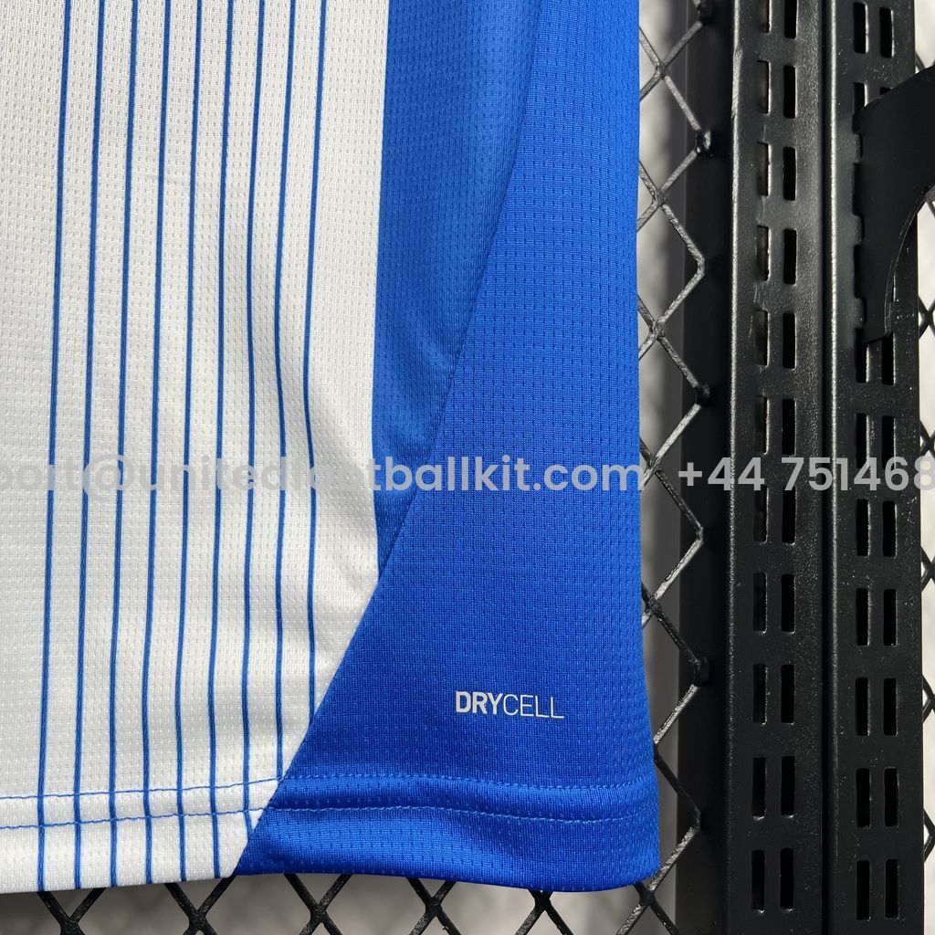 Unitedfootballkit.com | Deportivo Alavés 24-25 Home Stadium Jersey - Fans Version -Customize Name, Number and Patch | Worldwide Shipping