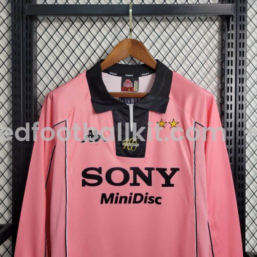Unitedfootballkit.com | Retro Juventus 1997-98 Away Stadium Long Sleeve Jersey -Customize Name, Number and Patch | Worldwide Shipping