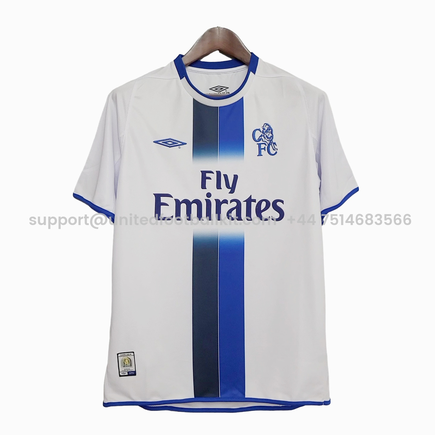 Unitedfootballkit.com | Retro C.H.E.L.S.E.A 2003-05 Away Stadium Jersey -Customize Name, Number and Patch | Worldwide Shipping