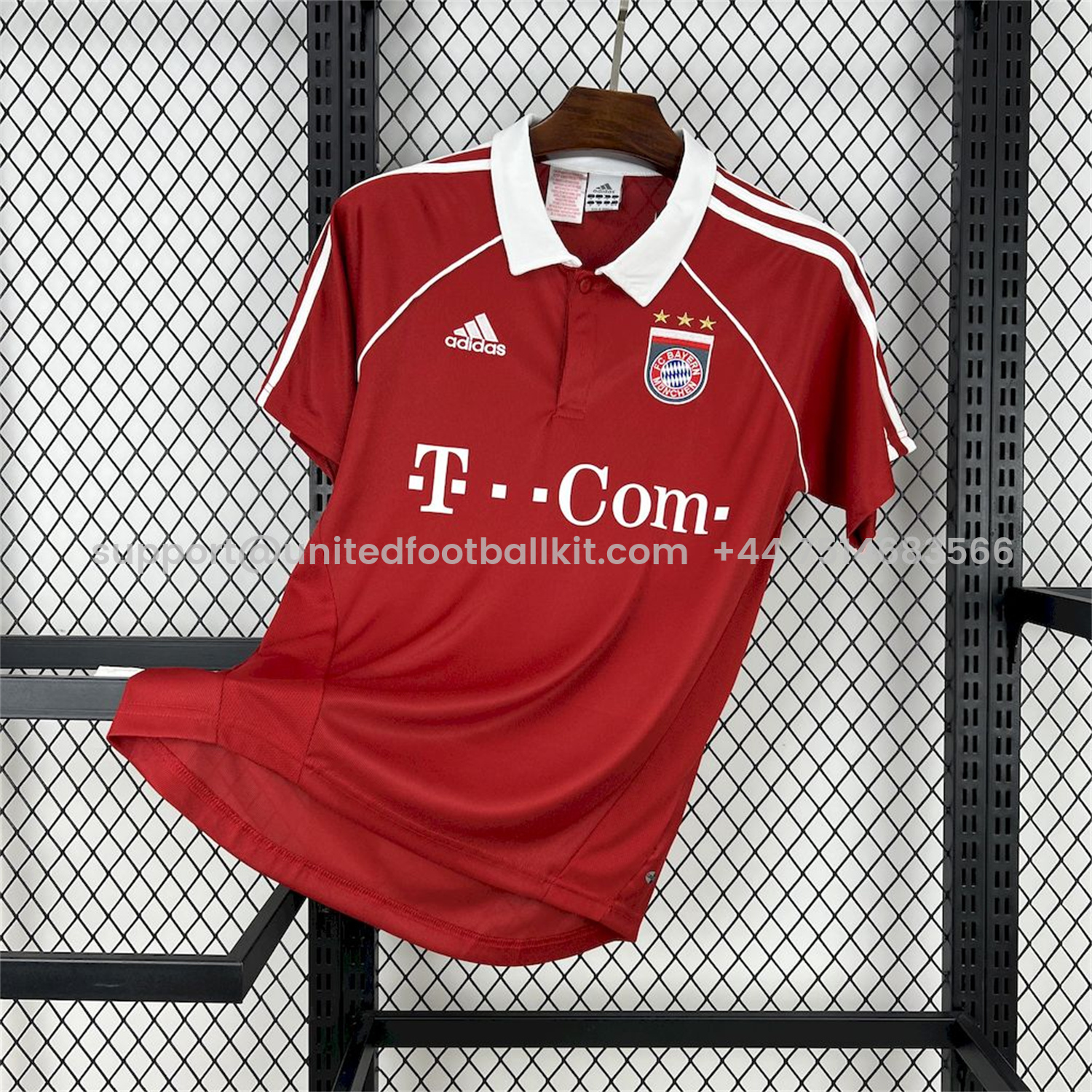 Unitedfootballkit.com | Retro Bayern Munich 2005-06 Home Jersey -Customize Name, Number and Patch | Worldwide Shipping