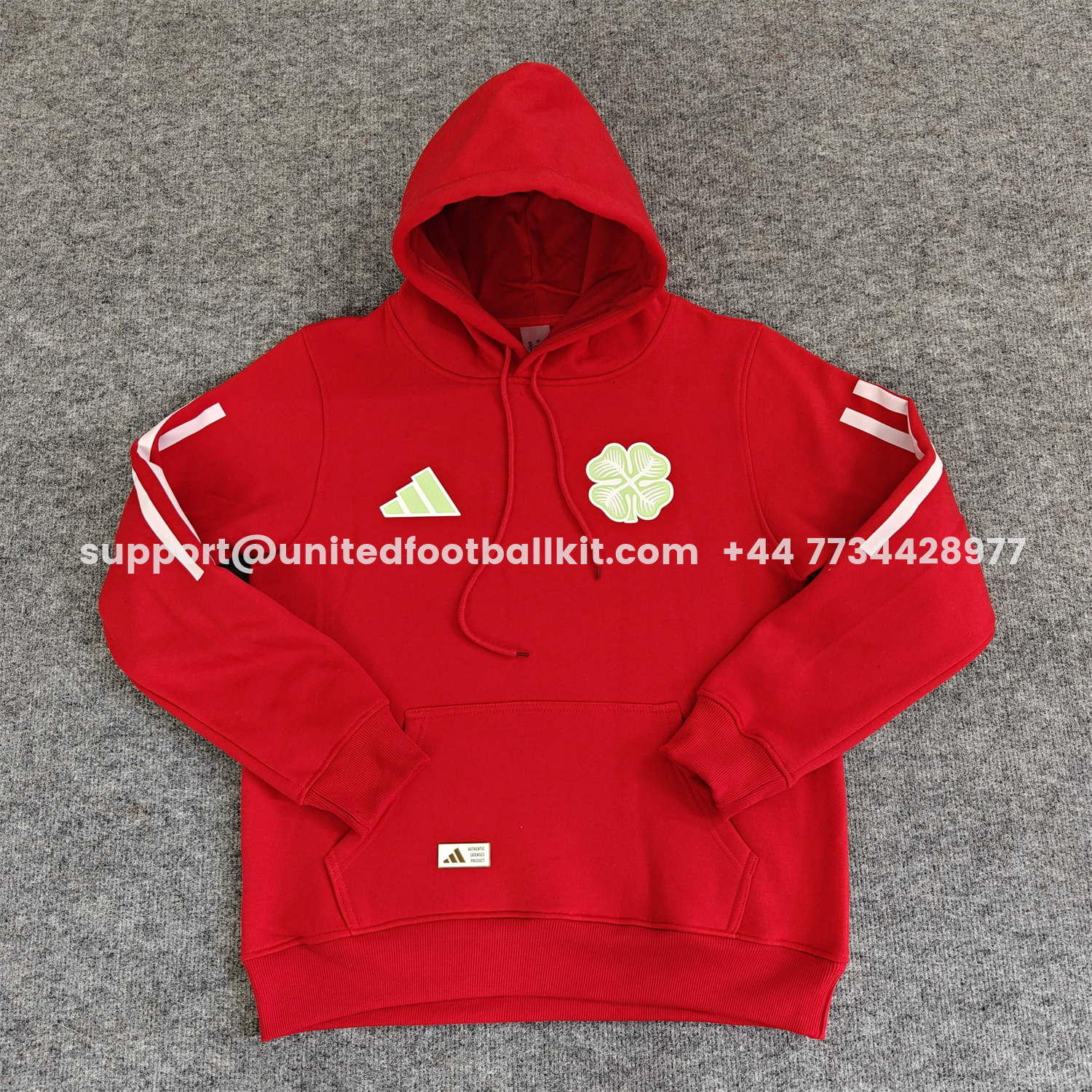 Unitedfootballkit.com | Celtic 25-26 Home Unisex Pullover Hoodie -Customize Name, Number and Patch | Worldwide Shipping