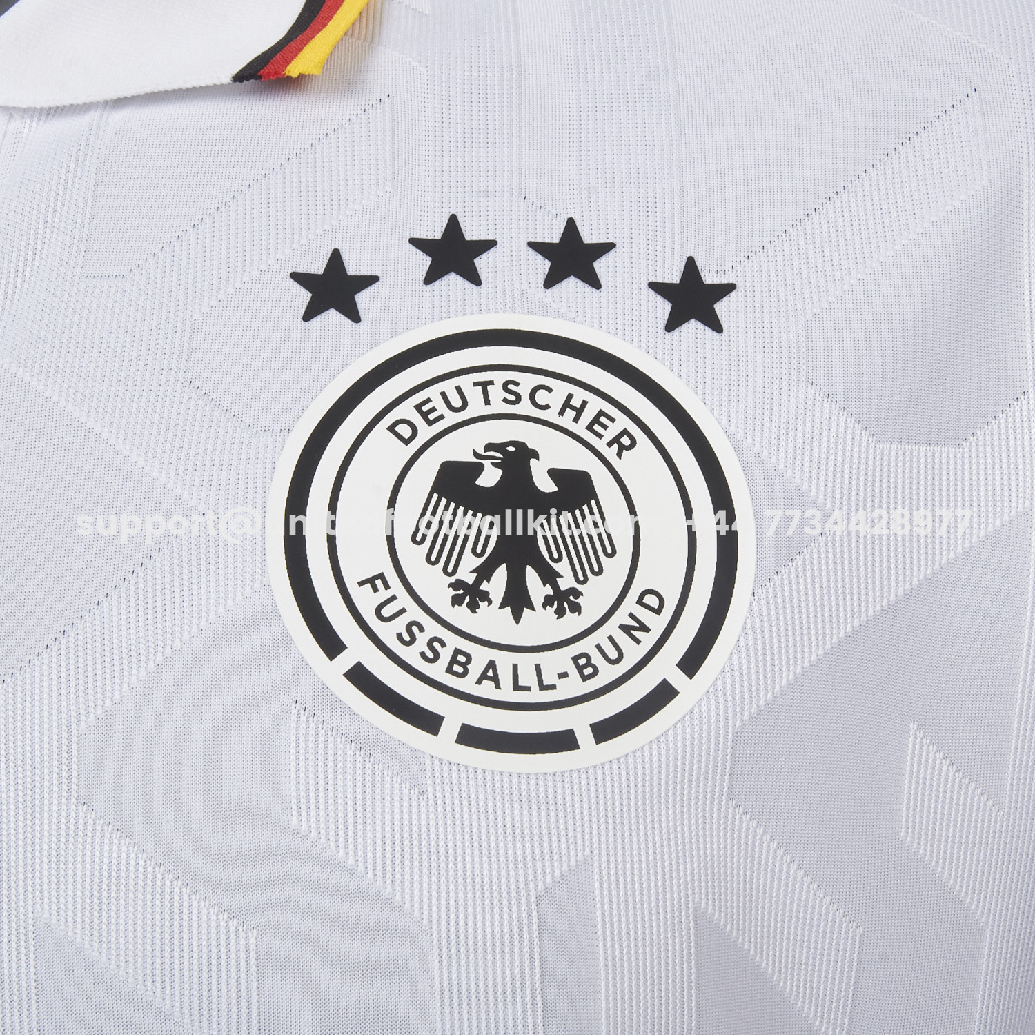 Unitedfootballkit.com | Germany 2026 White Special Edition Polo Jersey - Player Version -Customize Name, Number and Patch | Worldwide Shipping