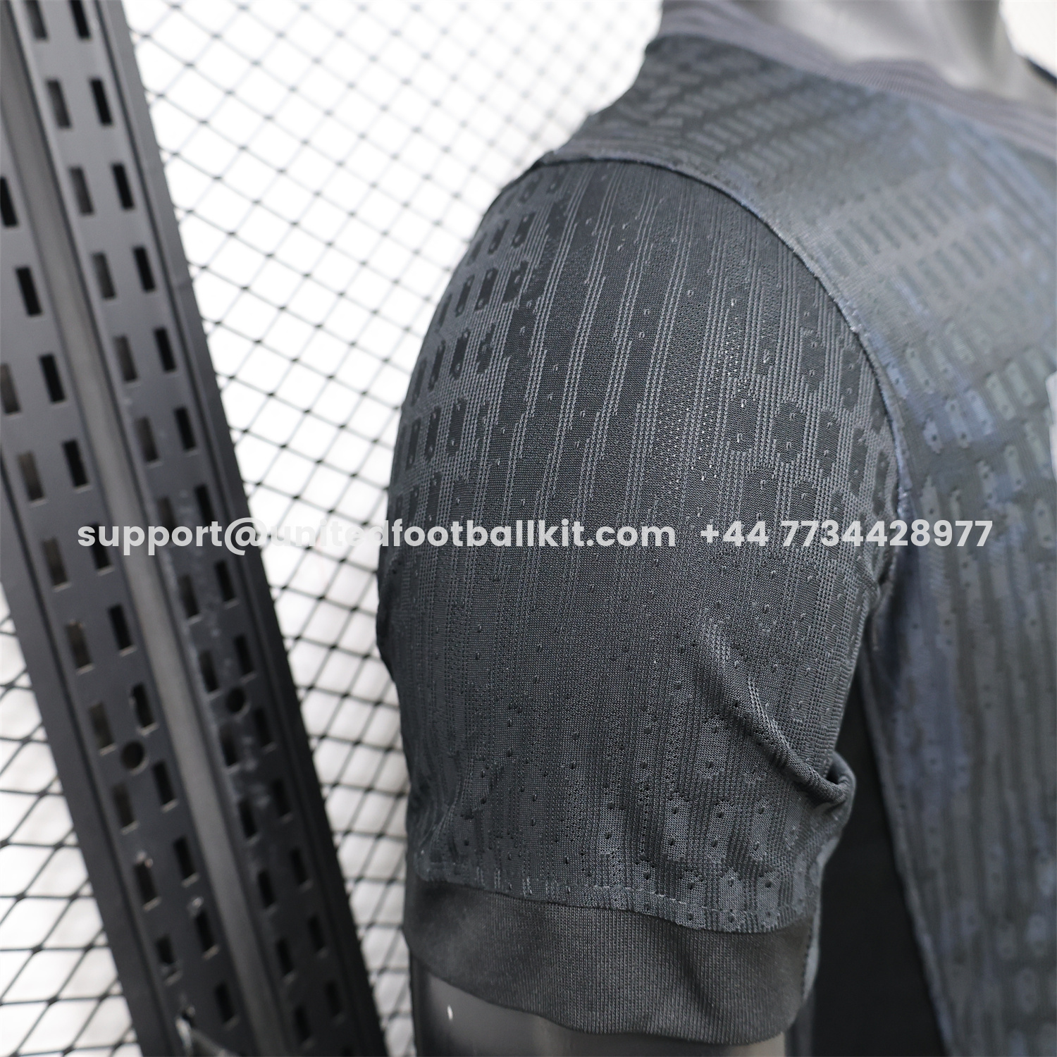 Unitedfootballkit.com | Barcelona 25-26 Blue Texture Black Special Jersey - Player Version -Customize Name, Number and Patch | Worldwide Shipping