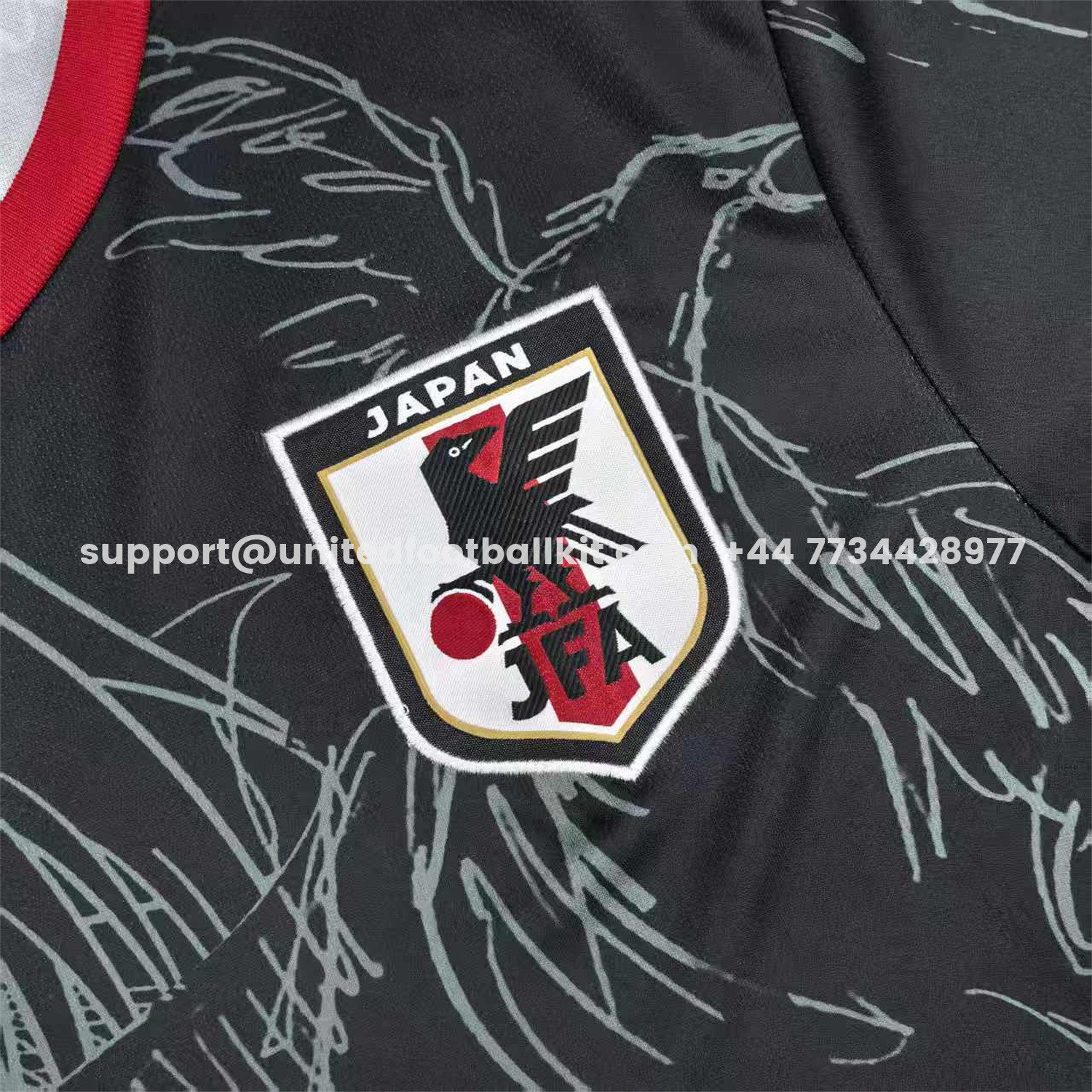 Unitedfootballkit.com | Japan 25-26 Uchiha Itachi Amaterasu Special Jersey - Fans Version -Customize Name, Number and Patch | Worldwide Shipping