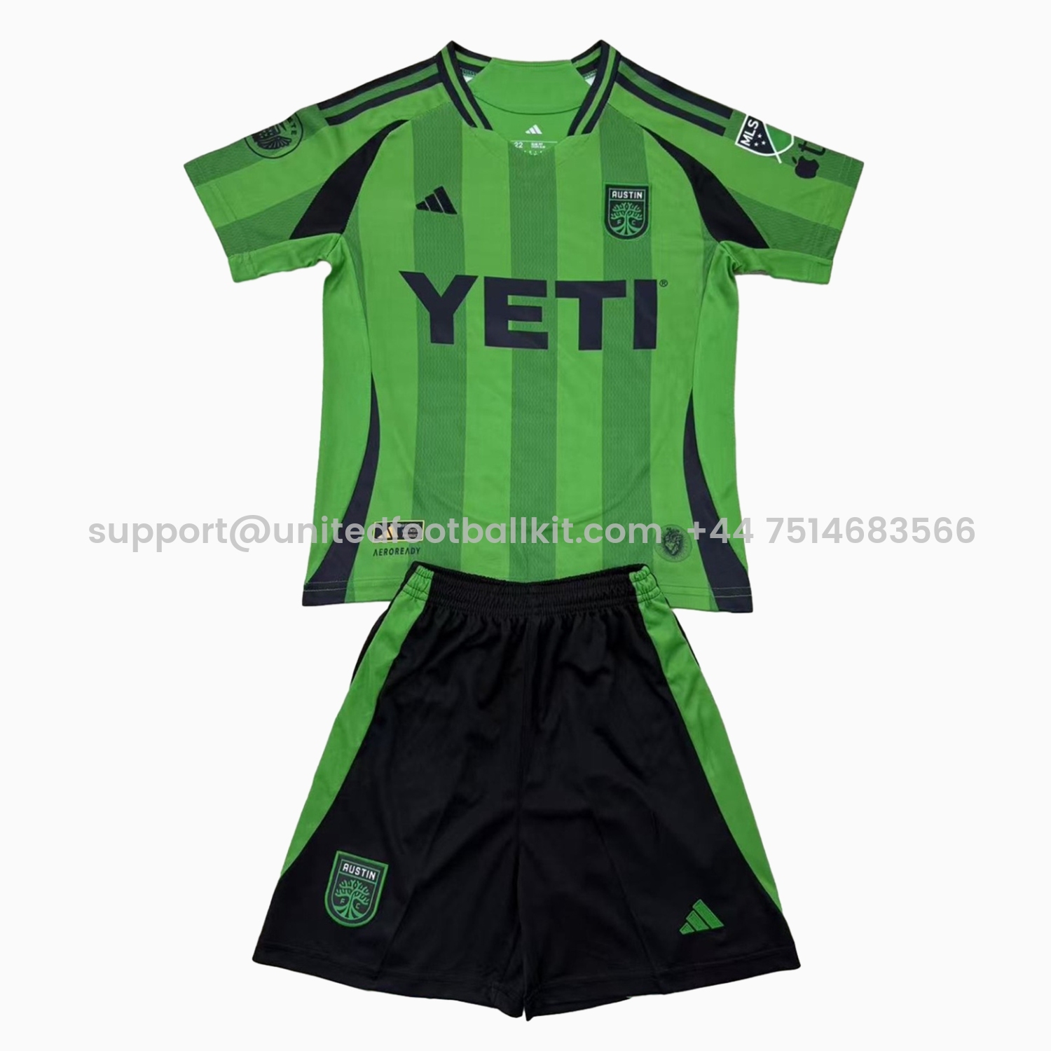 Unitedfootballkit.com | Austin 25-26 Home Men's Adult Jersey Set - Fans Version -Customize Name, Number and Patch | Worldwide Shipping