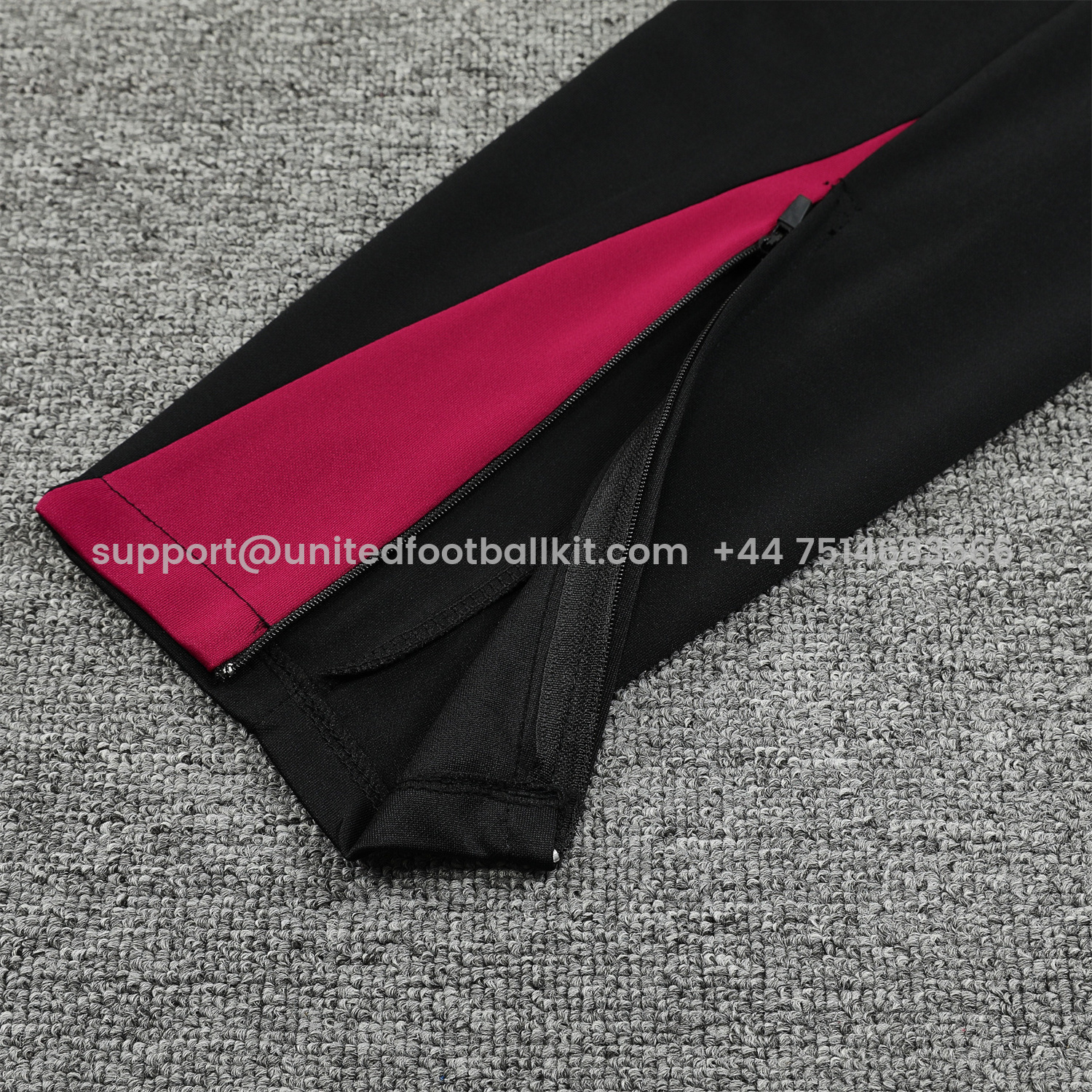 Unitedfootballkit.com | Barcelona 24-25 Training Hoodie Set - Black Hoodie and Black Pants -Customize Name, Number and Patch | Worldwide Shipping