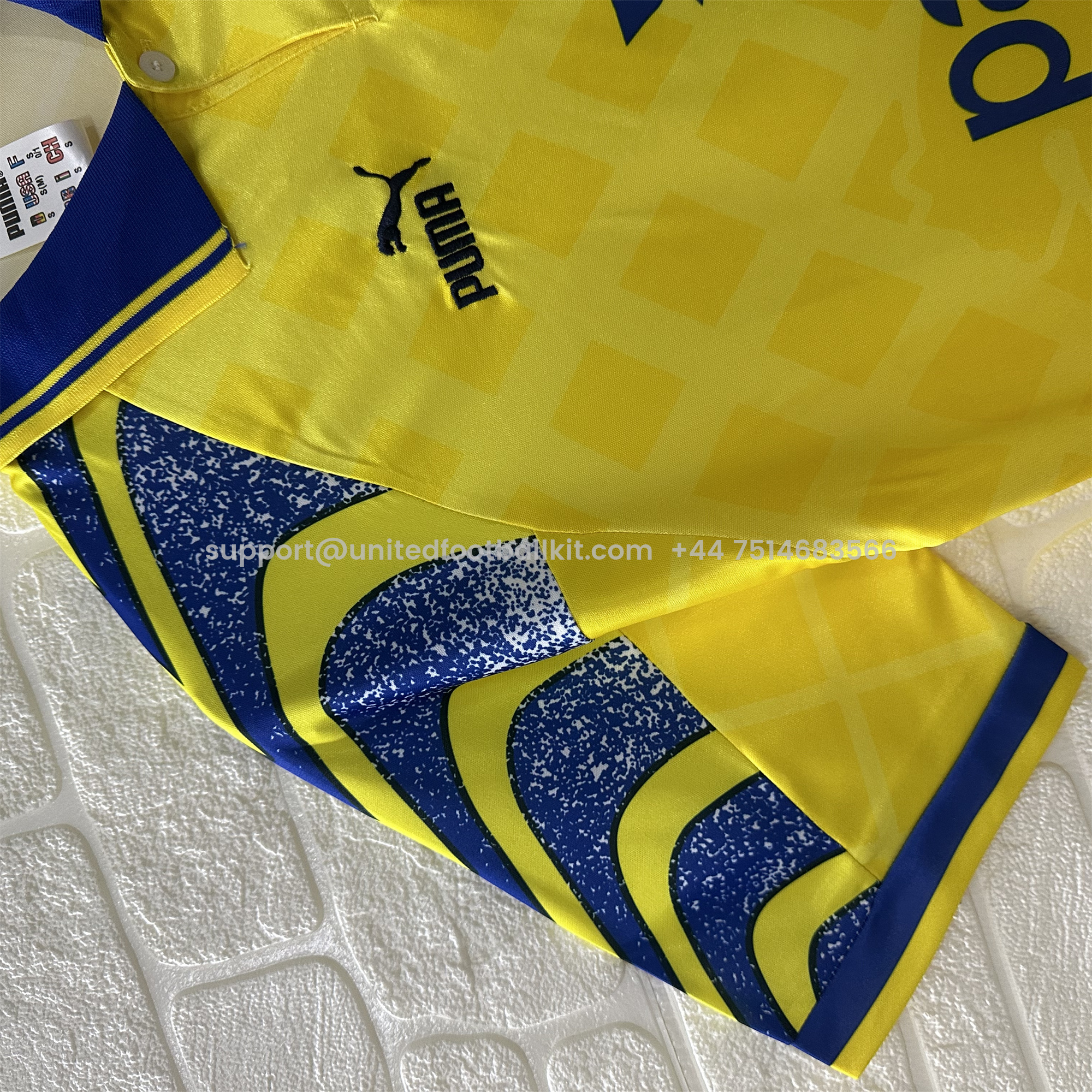 Unitedfootballkit.com | Retro Parma 1995-97 Away Jersey - Fans Version -Customize Name, Number and Patch | Worldwide Shipping