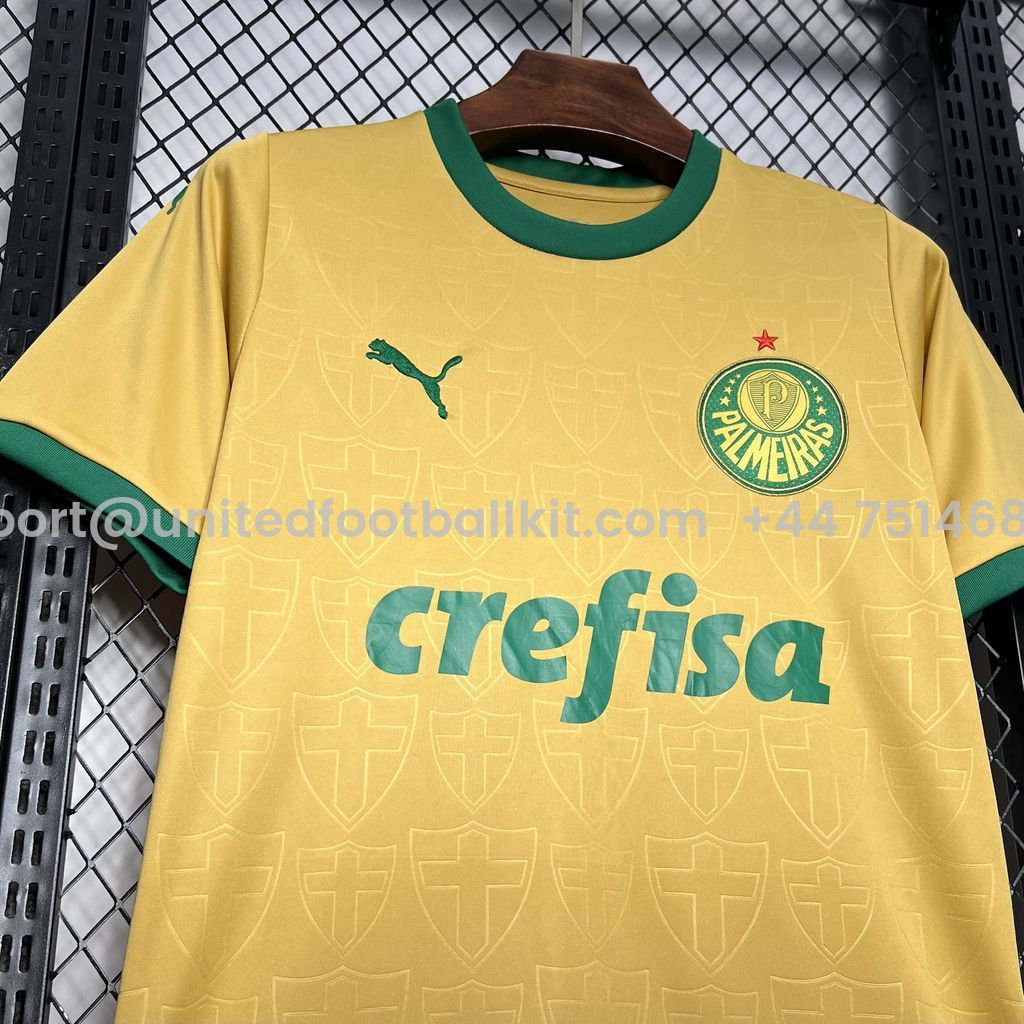 Unitedfootballkit.com | Palmeiras 24-25 Third Jersey - Fans Version -Customize Name, Number and Patch | Worldwide Shipping