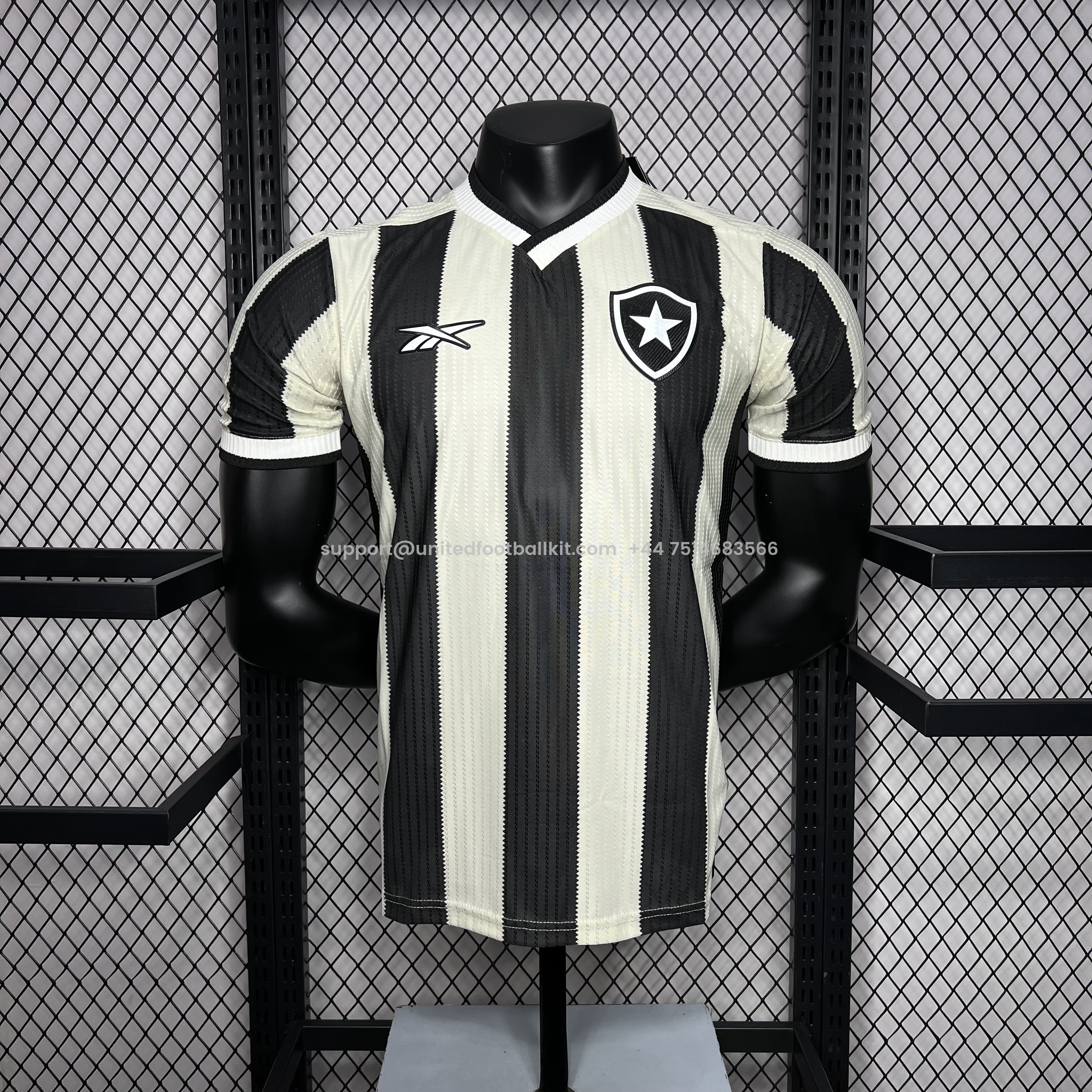 Unitedfootballkit.com | Botafogo 2024 Home Unsponsored Jersey - Player Version -Customize Name, Number and Patch | Worldwide Shipping