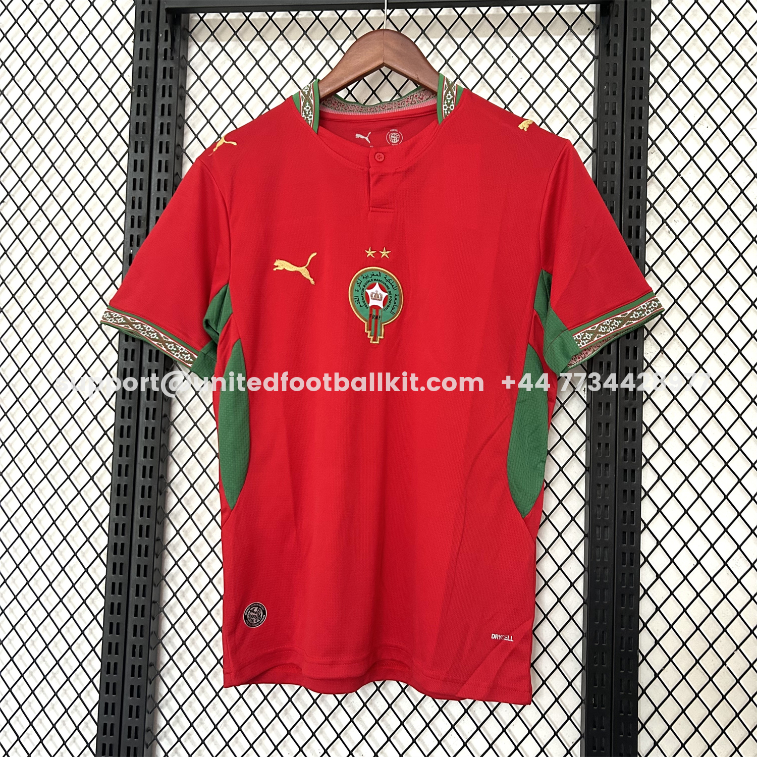 Unitedfootballkit.com | 【Two-Crown Star】Morocco 2026 Home Jersey - Fans Version -Customize Name, Number and Patch | Worldwide Shipping