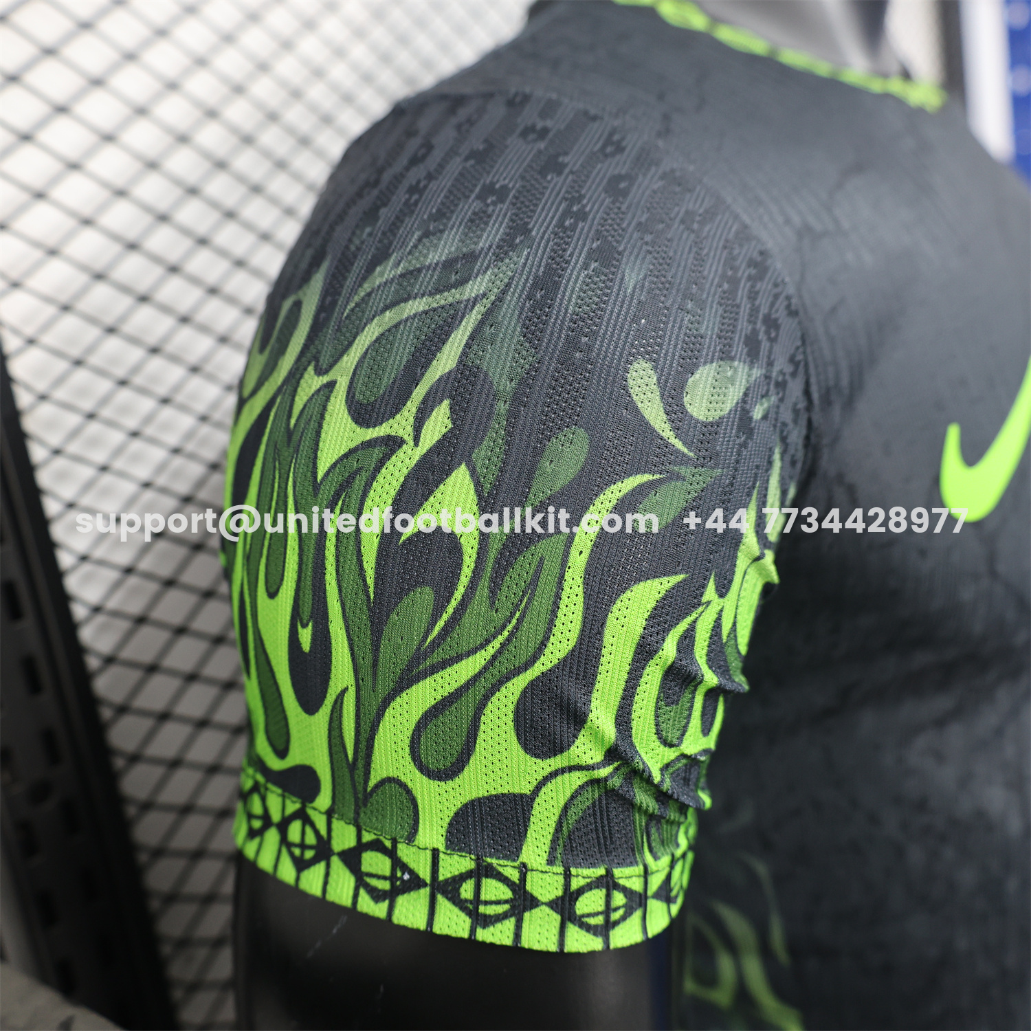 Unitedfootballkit.com | Brazil 2025 Green Fire Black Special Edition Jersey - Player Version -Customize Name, Number and Patch | Worldwide Shipping