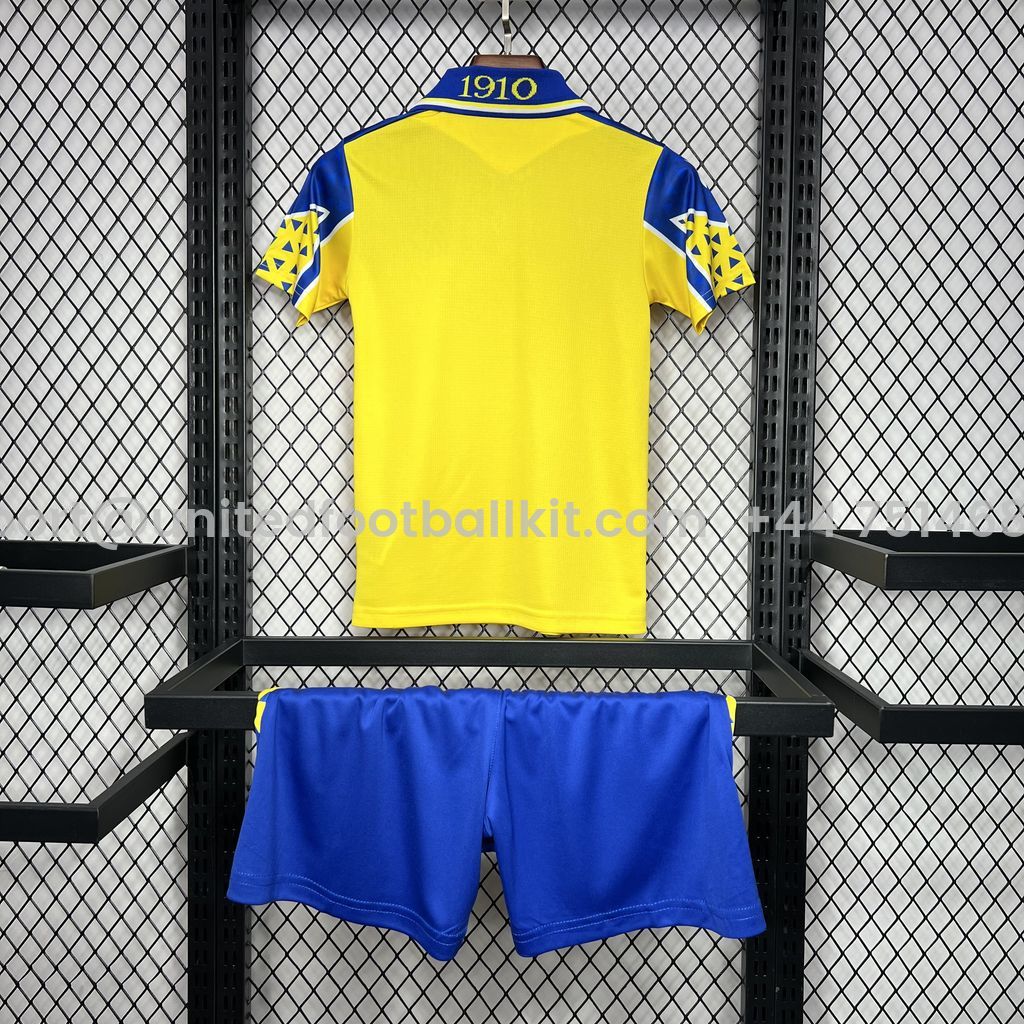 Unitedfootballkit.com | Cádiz Cadiz 24-25 Home Stadium Kids Kit -Customize Name, Number and Patch | Worldwide Shipping