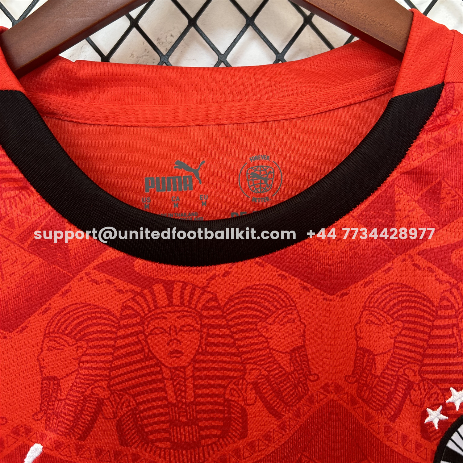 Unitedfootballkit.com | Egypt 25-26 Home Jersey - Fans Version -Customize Name, Number and Patch | Worldwide Shipping