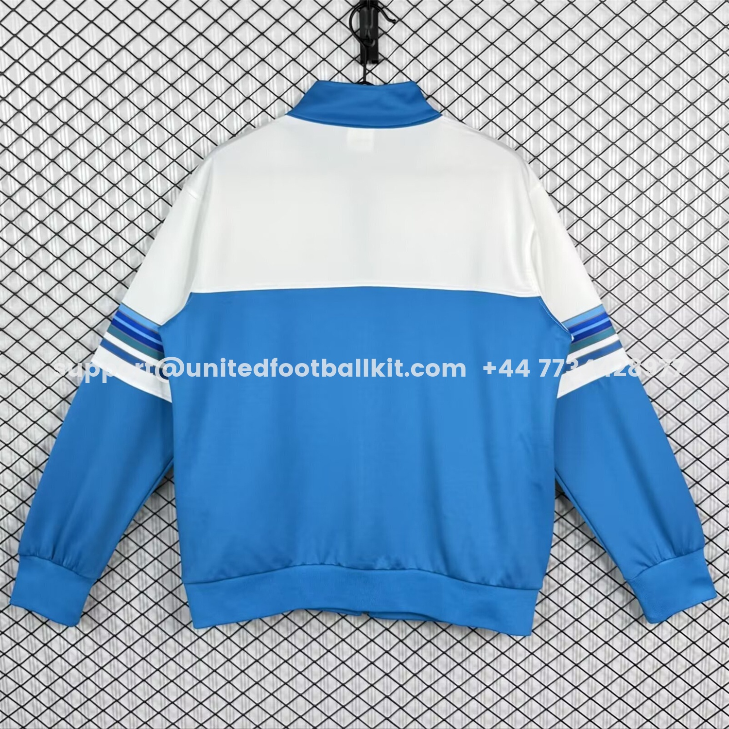 Unitedfootballkit.com | Retro Argentina 1986 Home Windbreaker -Customize Name, Number and Patch | Worldwide Shipping