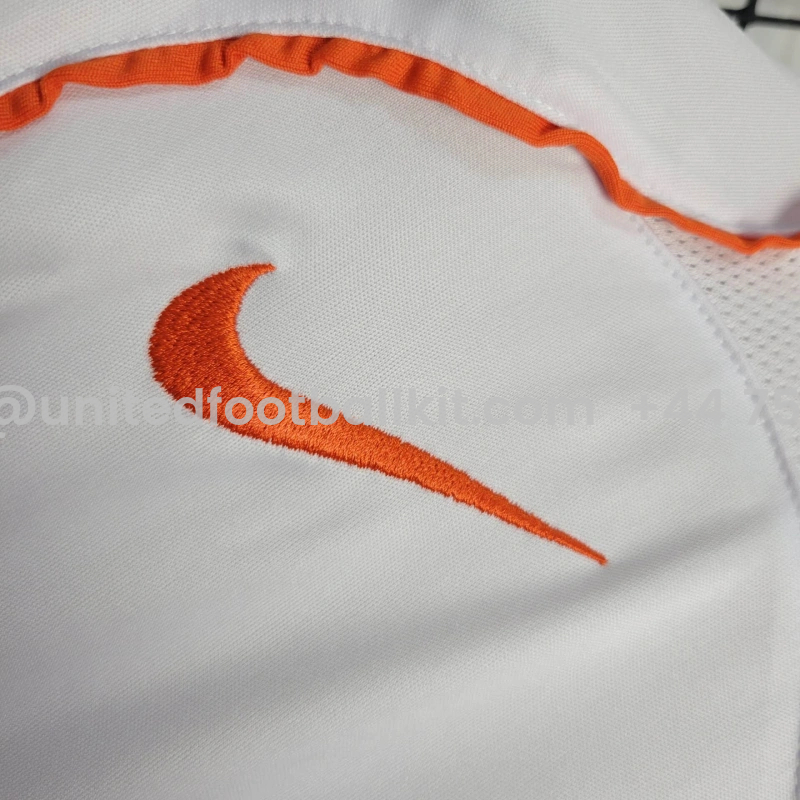 Unitedfootballkit.com | Retro Netherlands 2004 Away Jersey -Customize Name, Number and Patch | Worldwide Shipping