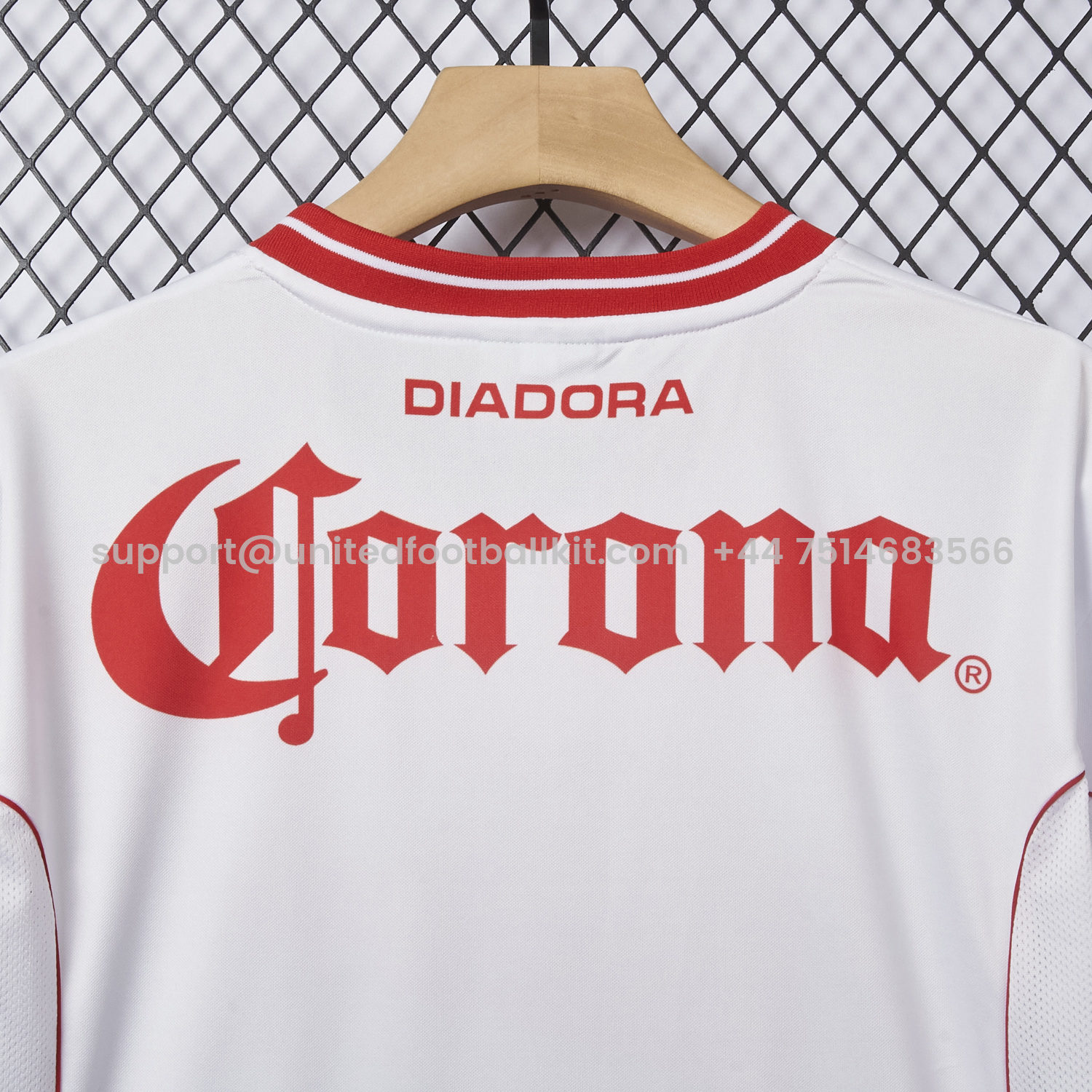 Unitedfootballkit.com | Retro Toluca 1998-99 Away White Jersey -Customize Name, Number and Patch | Worldwide Shipping