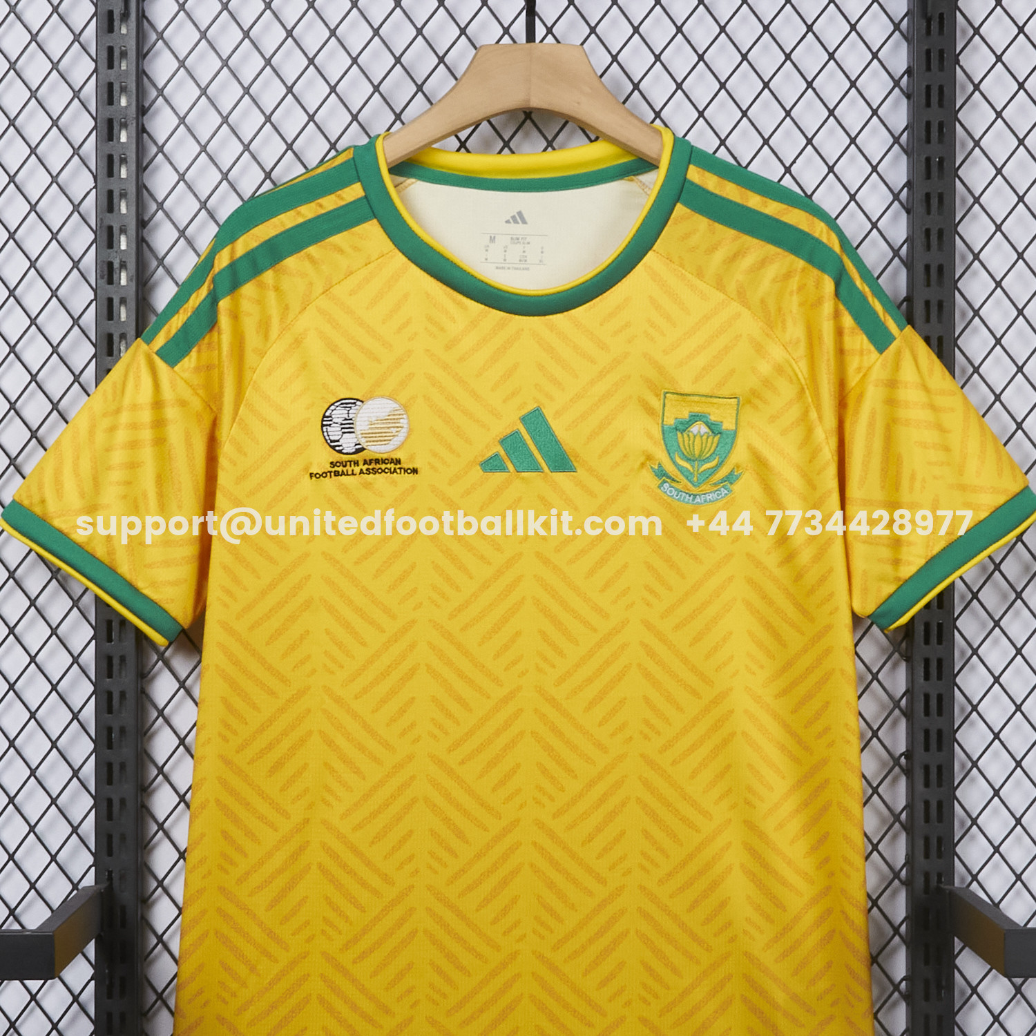 Unitedfootballkit.com | South Africa 2026 Home Jersey - Fans Version -Customize Name, Number and Patch | Worldwide Shipping