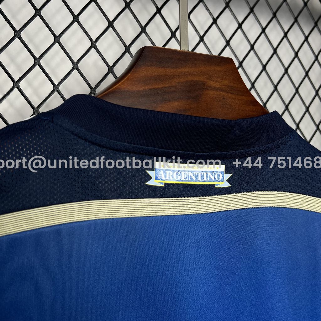 Unitedfootballkit.com | Retro Argentina 2014 Away Stadium Jersey -Customize Name, Number and Patch | Worldwide Shipping