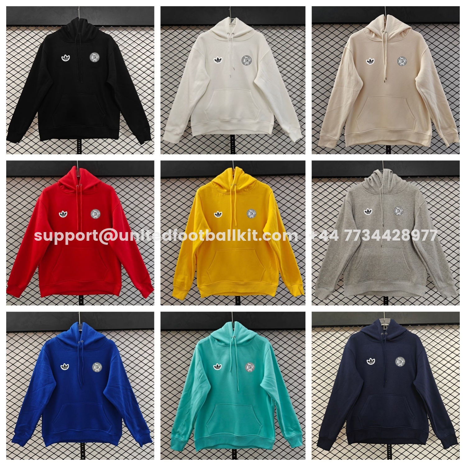 Unitedfootballkit.com | Germany 2026 Terrace Icon DFB Unisex Pullover Hoodie -Customize Name, Number and Patch | Worldwide Shipping