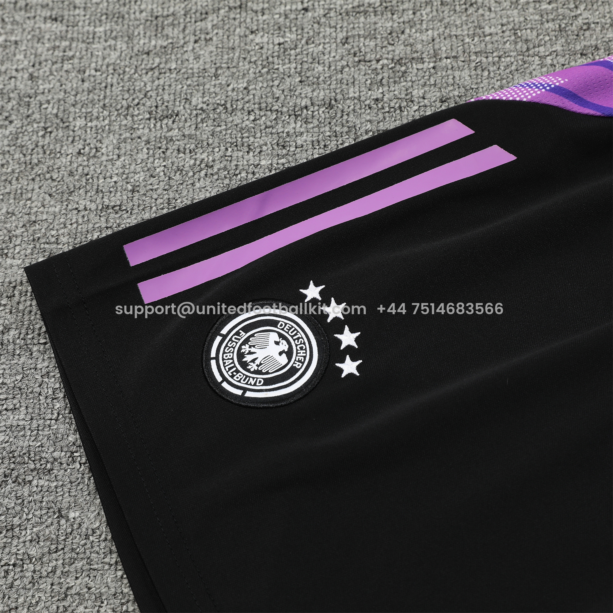 Unitedfootballkit.com | Germany 24-25 Training Vest Suit - White -Customize Name, Number and Patch | Worldwide Shipping