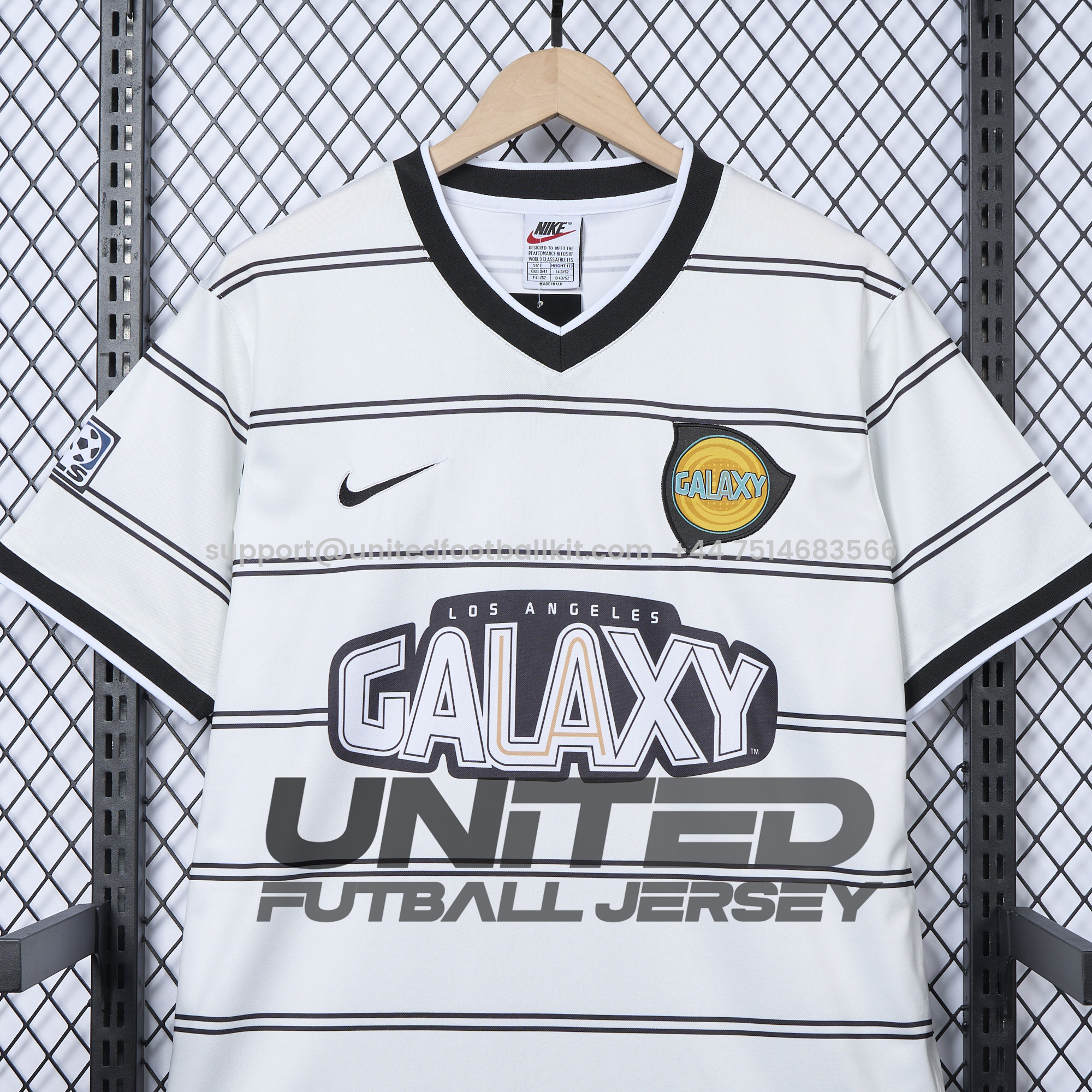 Unitedfootballkit.com | Retro LA Galaxy 1997 Away Jersey -Customize Name, Number and Patch | Worldwide Shipping