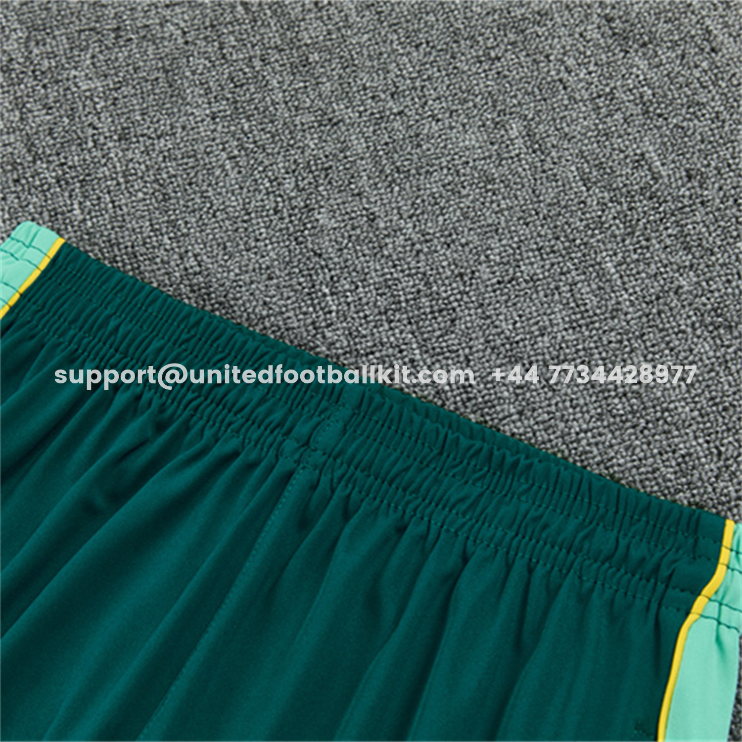 Unitedfootballkit.com | Brazil 2026 Kids Long Sleeve Training Set - Sky Blue Top & Dark Green Pants -Customize Name, Number and Patch | Worldwide Shipping