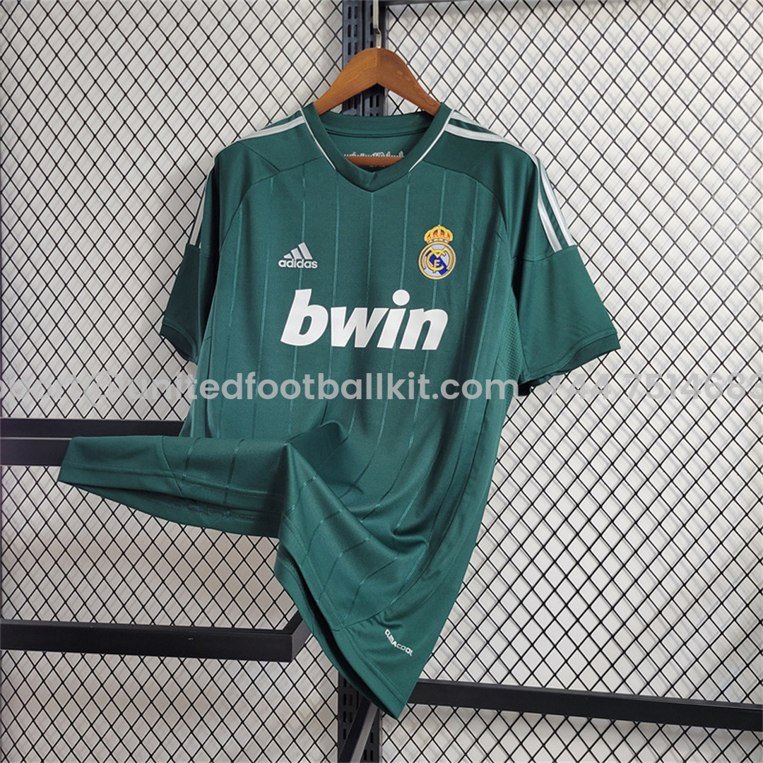 Unitedfootballkit.com | Retro Real Madrid 12-13 Third Away Jersey -Customize Name, Number and Patch | Worldwide Shipping