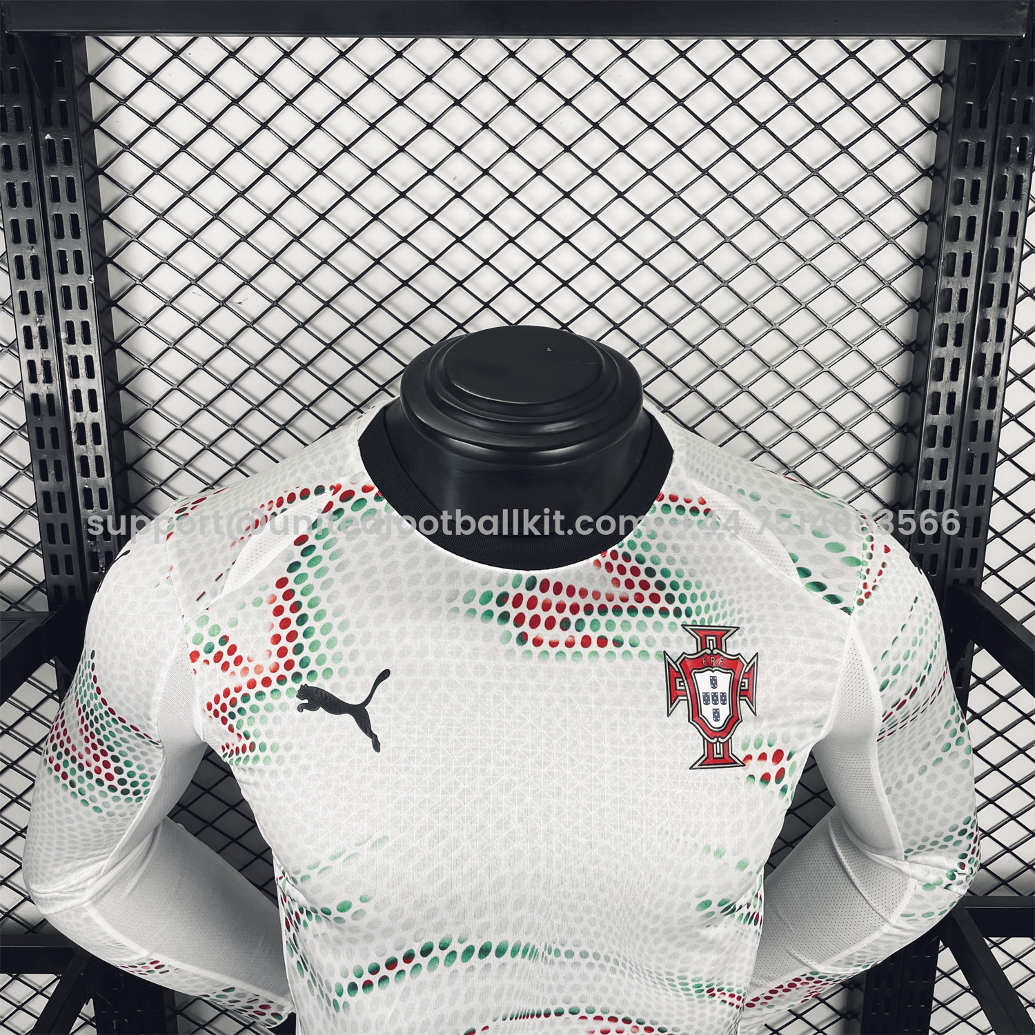 Unitedfootballkit.com | Portugal 2025-26 Away Long Sleeve Jersey - Player Version -Customize Name, Number and Patch | Worldwide Shipping