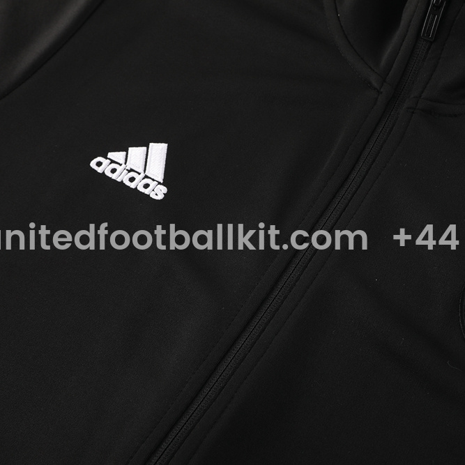 Unitedfootballkit.com | Germany 2024 Jacket Training Tracksuit - Black -Customize Name, Number and Patch | Worldwide Shipping
