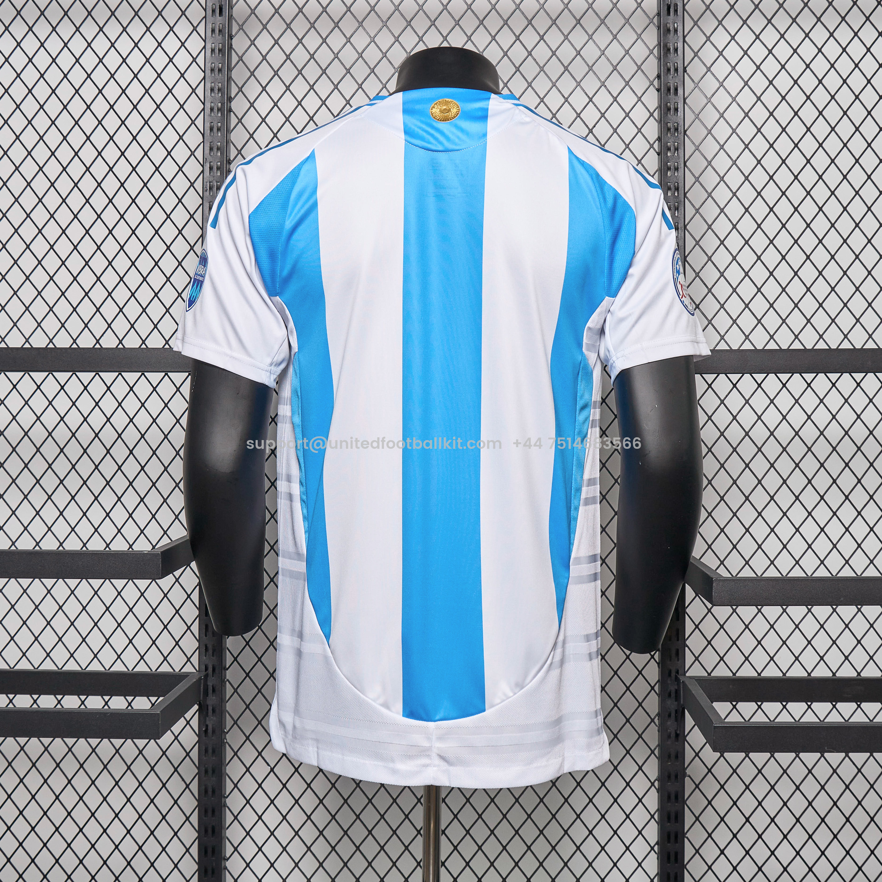 Unitedfootballkit.com | Argentina 2024 Home Stadium Jersey - Player Version -Customize Name, Number and Patch | Worldwide Shipping