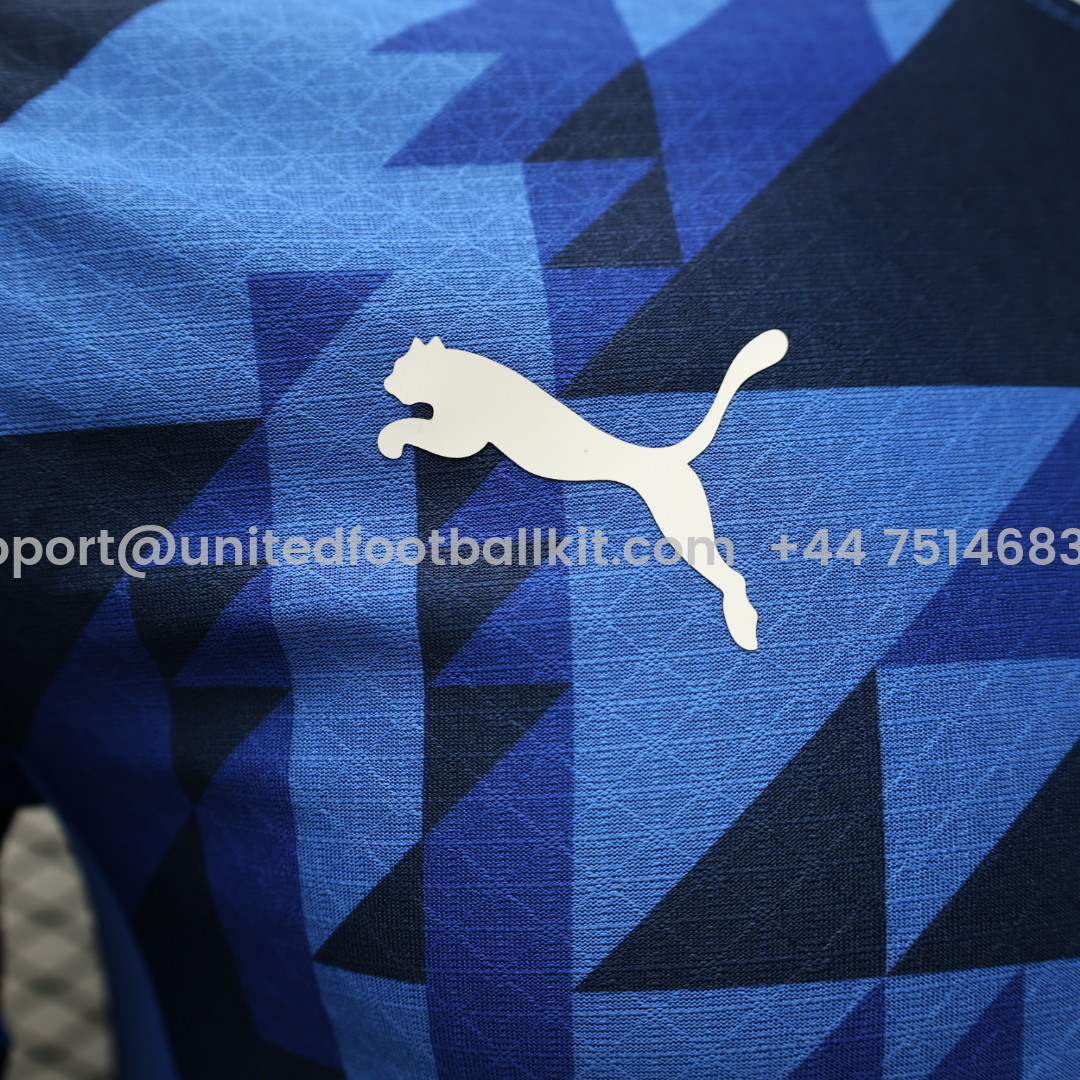 Unitedfootballkit.com | Al Hilal Riyadh Crescent 24-25 Home Stadium Jersey With Chest Advertisement - Player Version -Customize Name, Number and Patch | Worldwide Shipping