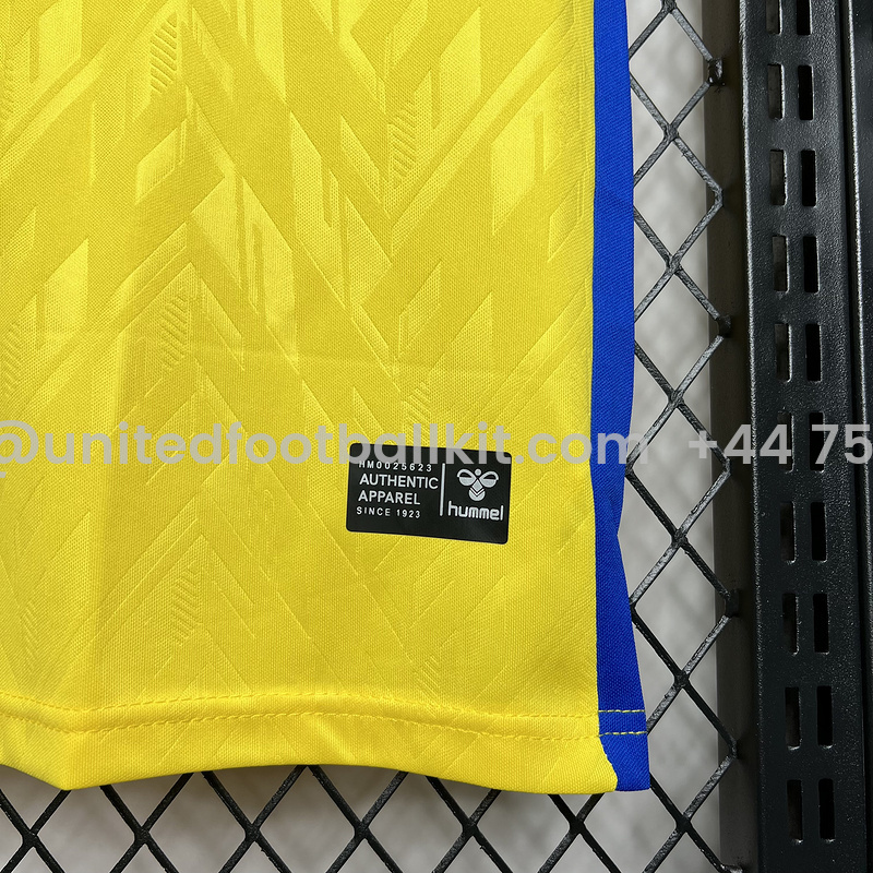 Unitedfootballkit.com | Las Palmas 24-25 Home Stadium Jersey - Fans Version -Customize Name, Number and Patch | Worldwide Shipping