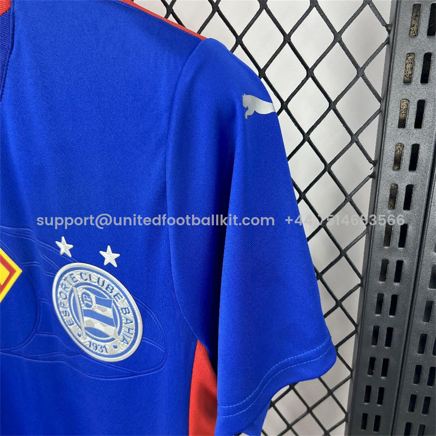 Unitedfootballkit.com | Bahia 25-26 Super-Man Blue Jersey - Fans Version -Customize Name, Number and Patch | Worldwide Shipping
