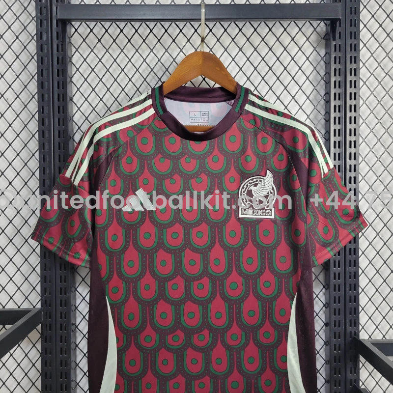 Unitedfootballkit.com | Mexico 2024 Home Stadium Jersey - Fans Version -Customize Name, Number and Patch | Worldwide Shipping