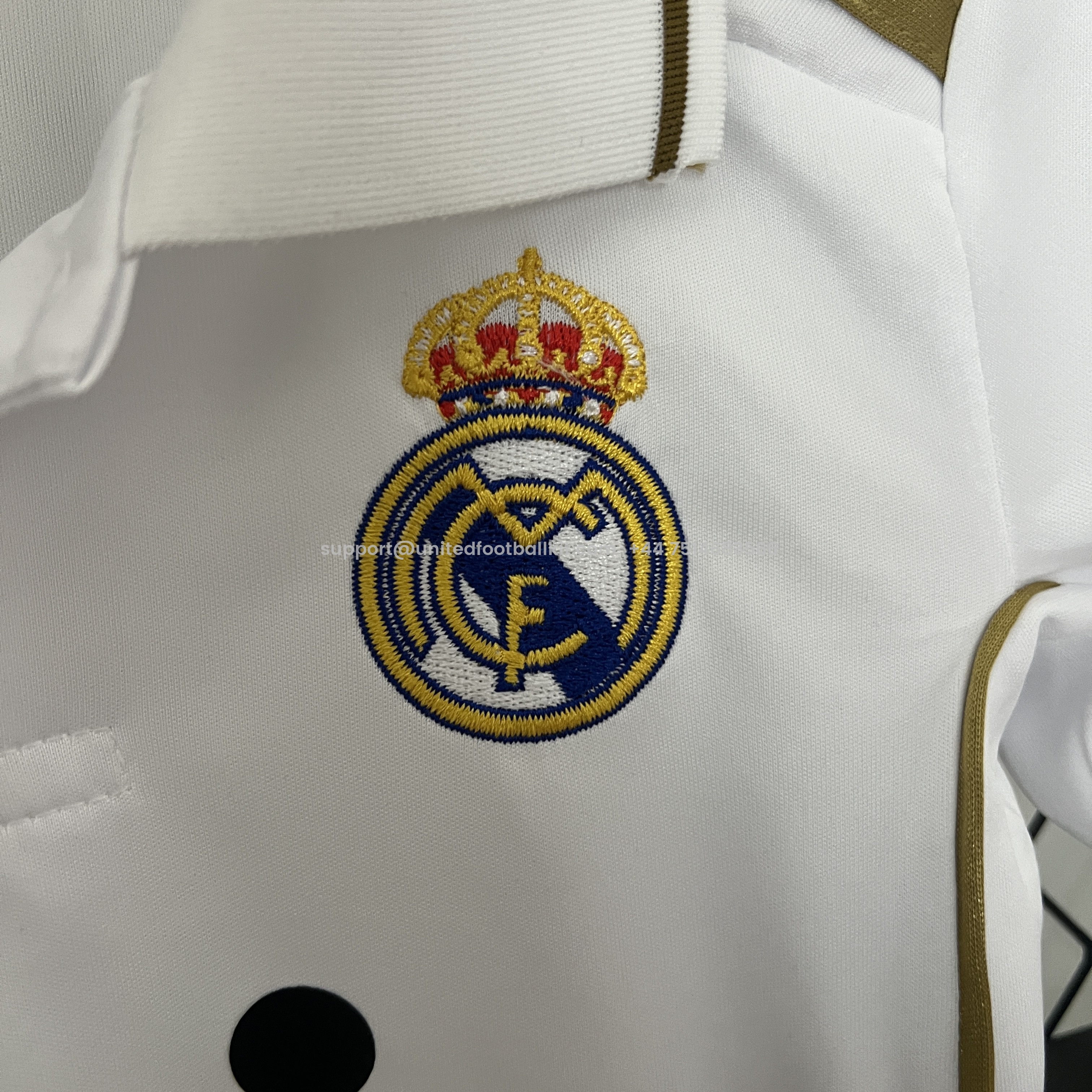 Unitedfootballkit.com | Retro Real Madrid 11-12 Home Stadium Kids Kit -Customize Name, Number and Patch | Worldwide Shipping
