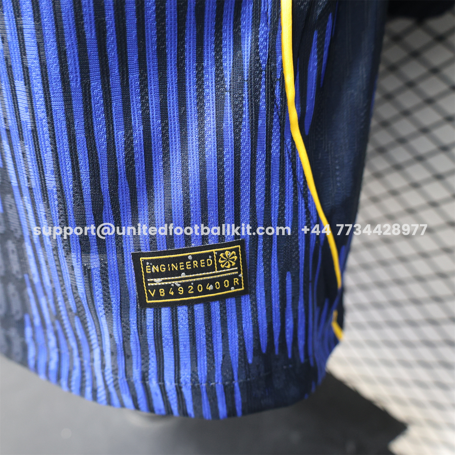 Unitedfootballkit.com | Brazil 2026 Away Blue Long Sleeves Jersey - Player Version -Customize Name, Number and Patch | Worldwide Shipping