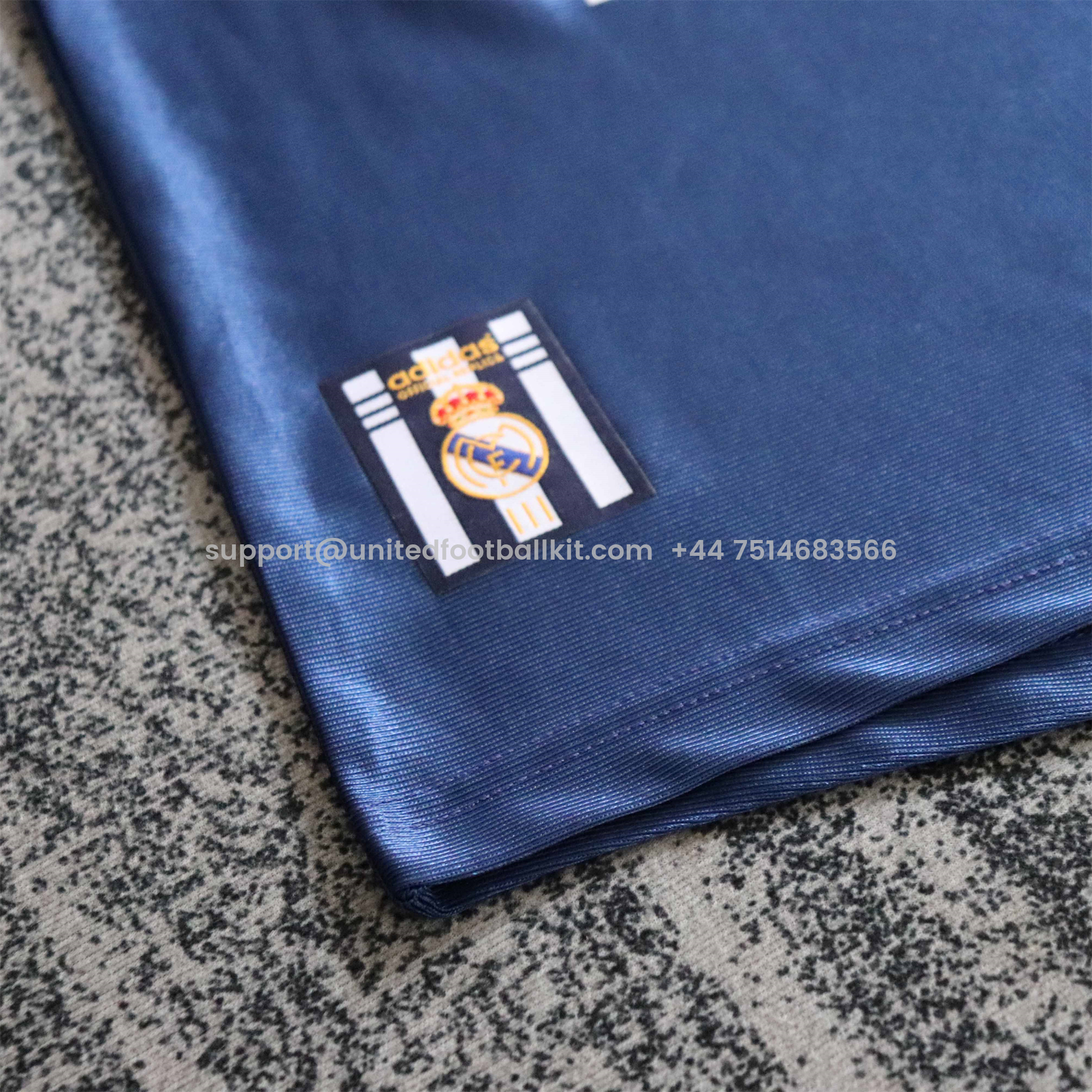 Unitedfootballkit.com | Retro Real Madrid 1998-00 Third Kids Kit -Customize Name, Number and Patch | Worldwide Shipping