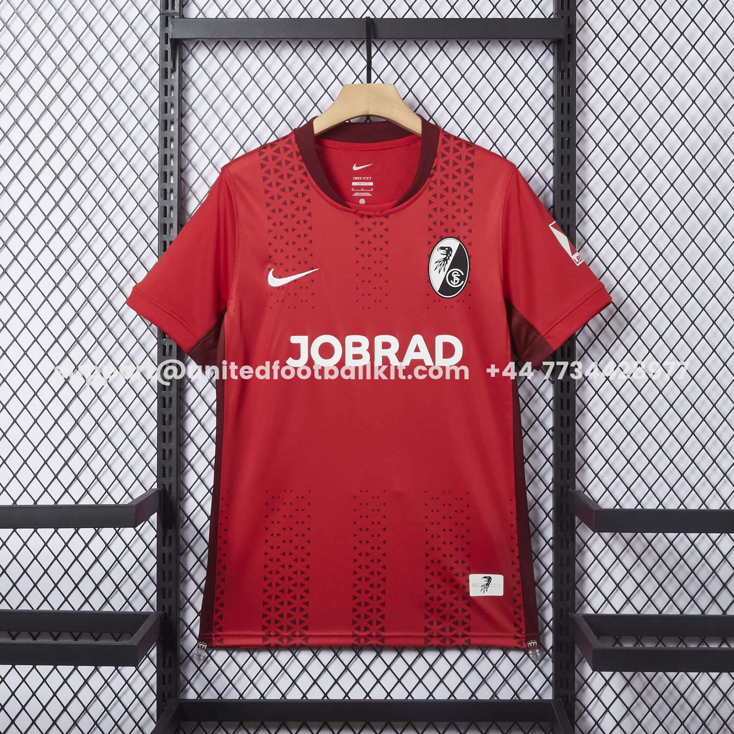 Unitedfootballkit.com | SC Freiburg 25-26 Europa League Home Jersey - Fans Version -Customize Name, Number and Patch | Worldwide Shipping